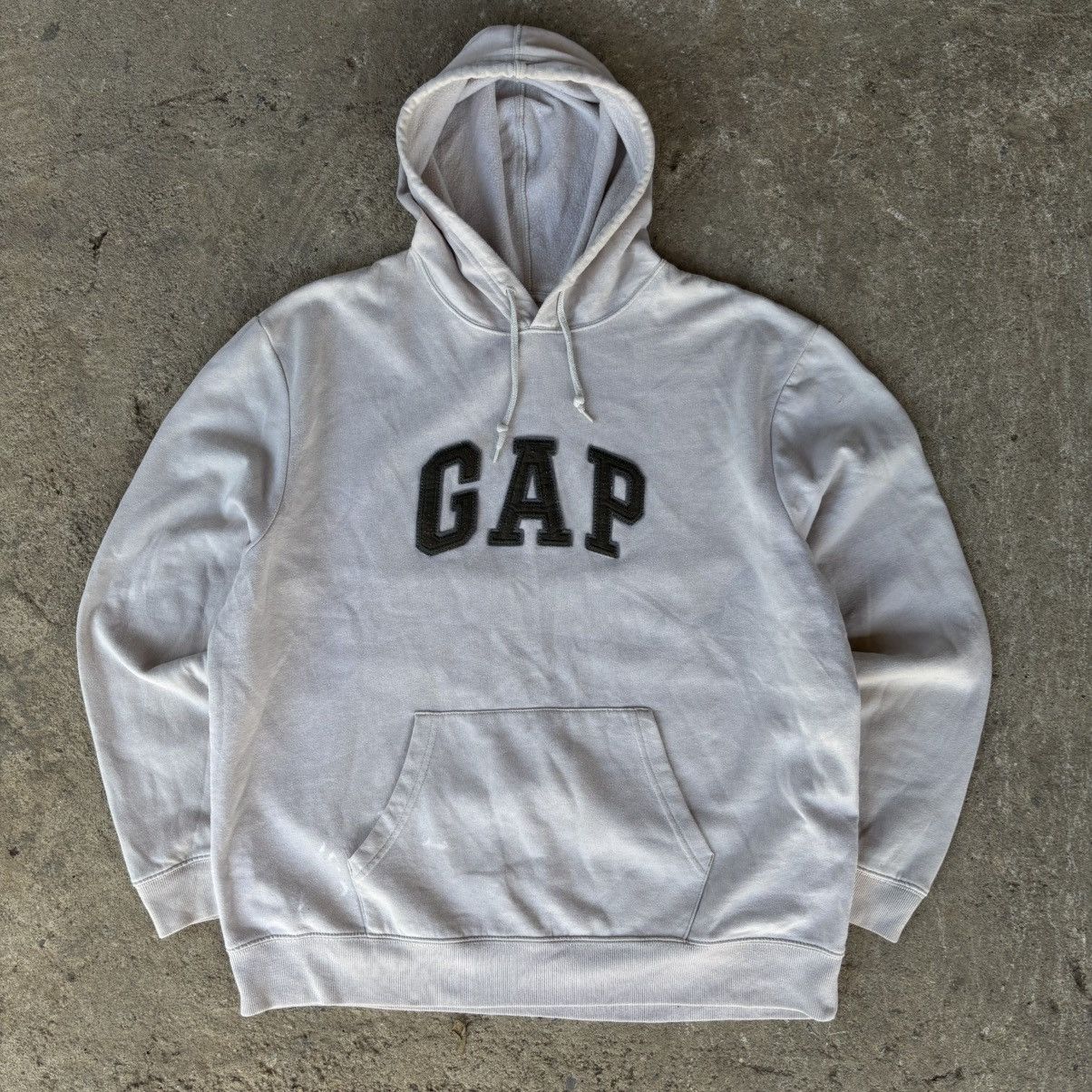 Gap Gap Logo Hoodie Cream Color🧁🍦 Size US XL / EU 56 / 4 - 1 Thumbnail