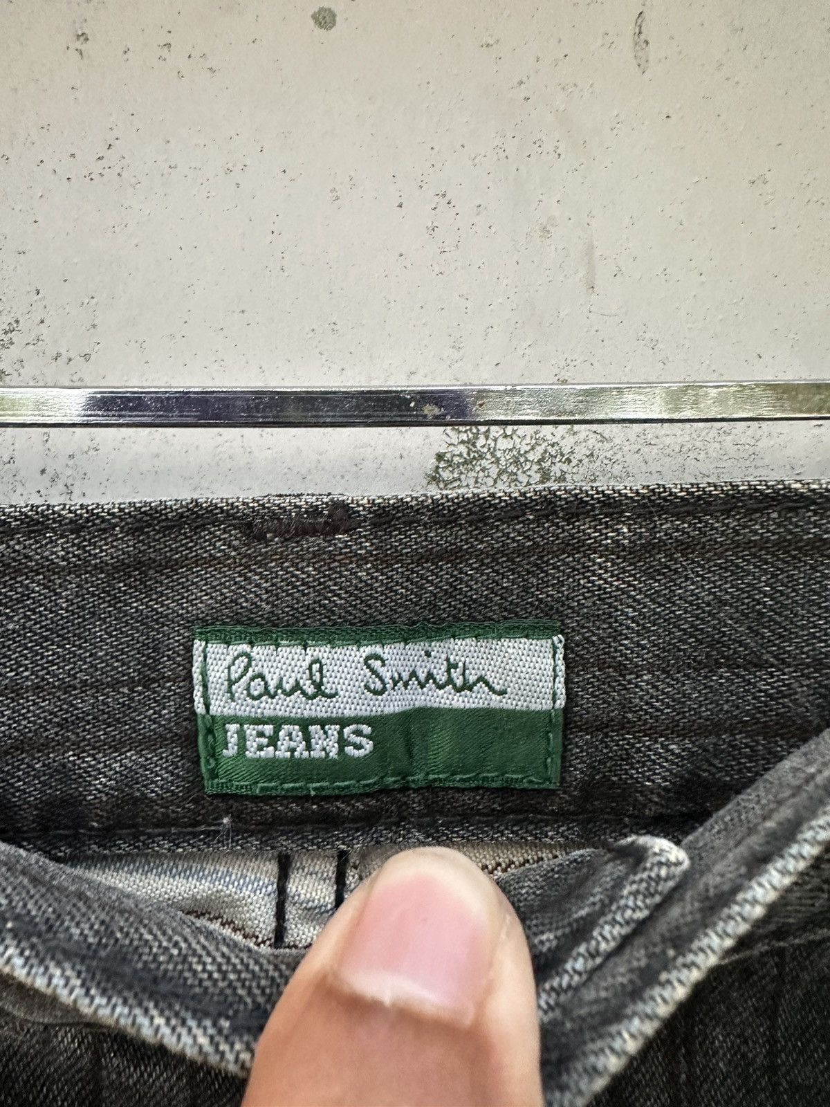 Paul Smith 👹Paul Smith Thrashed Striped Baggy Jeans Size US 33 - 10 Thumbnail