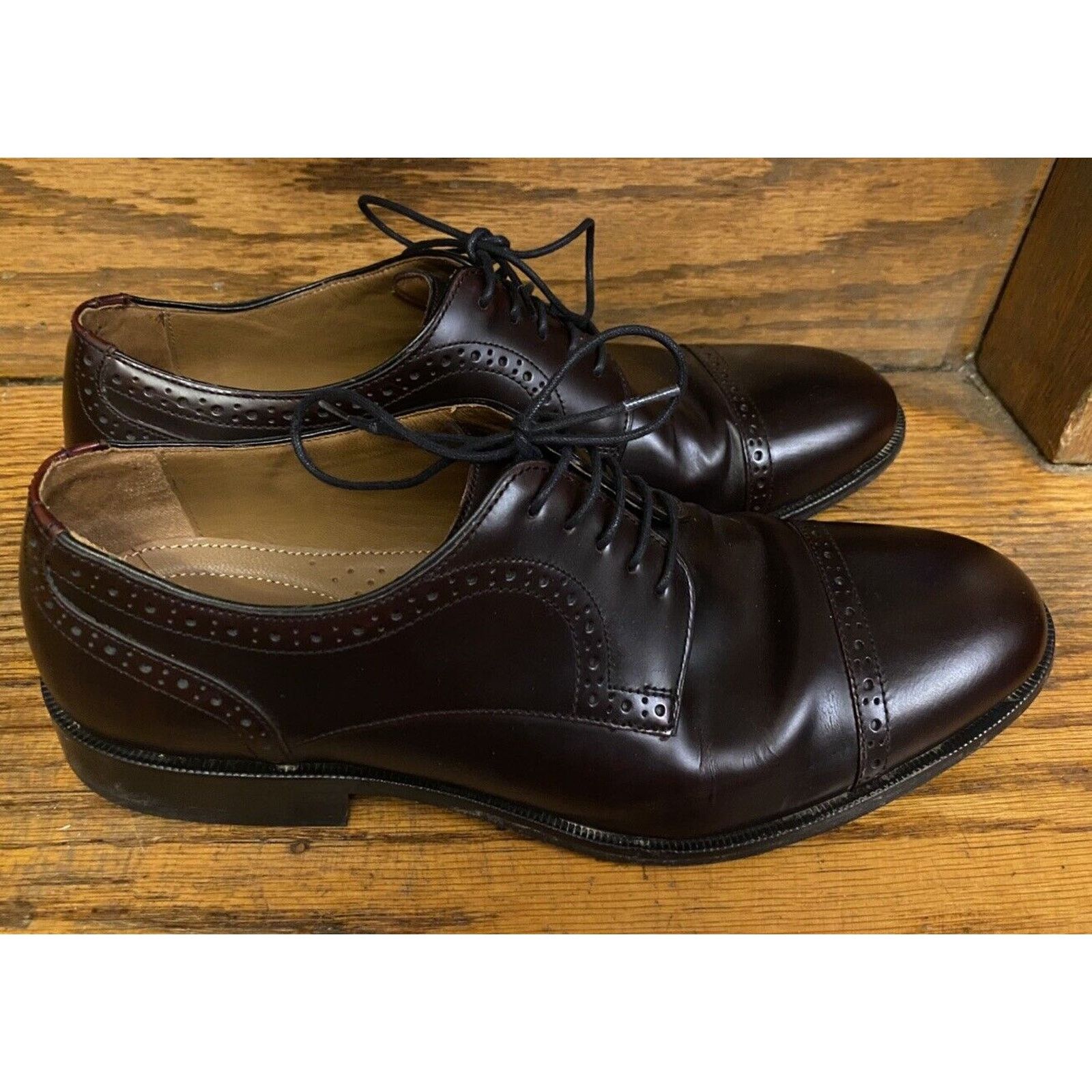 Johnston & Murphy J Murphy Johnston & Murphy Shoes Mens 8.5 M Oxford Leather Size US 8.5 / EU 41-42 - 1 Thumbnail