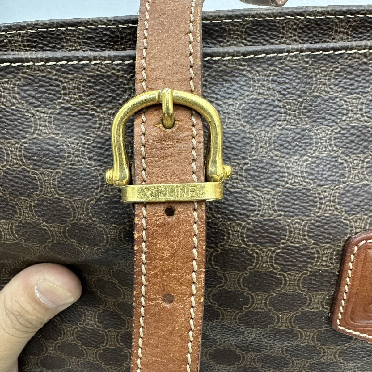 Celine ‼️YES‼️ AUTHENTIC CELINE MACADAM LARGE TOTE BAG Size ONE SIZE - 9 Thumbnail