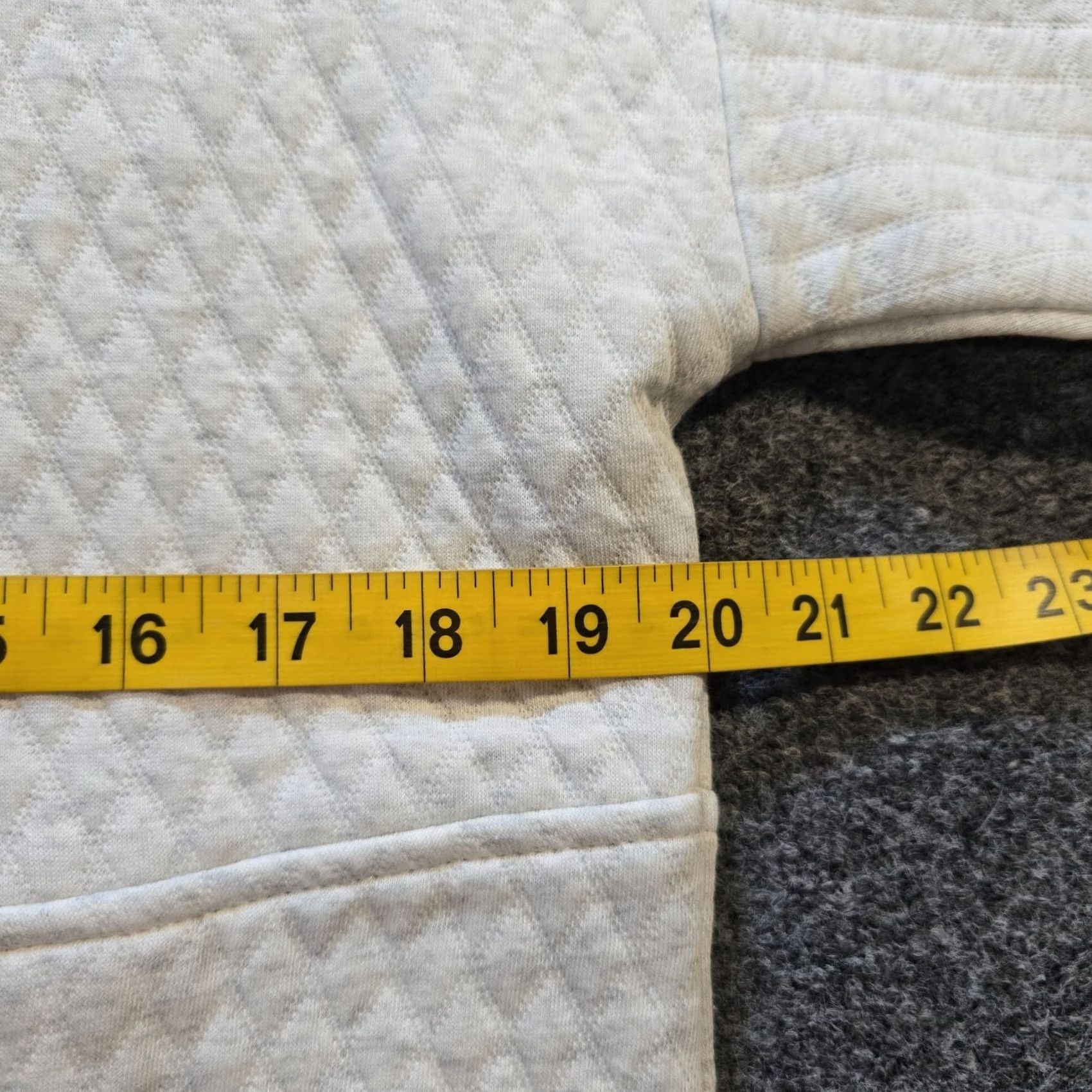 Eddie Bauer Eddie Bauer Sweatshirt Womens Size S Gray Quilted 1/2 Zip Top Pockets Casual Shirt Size S / US 4 / IT 40 - 6 Thumbnail