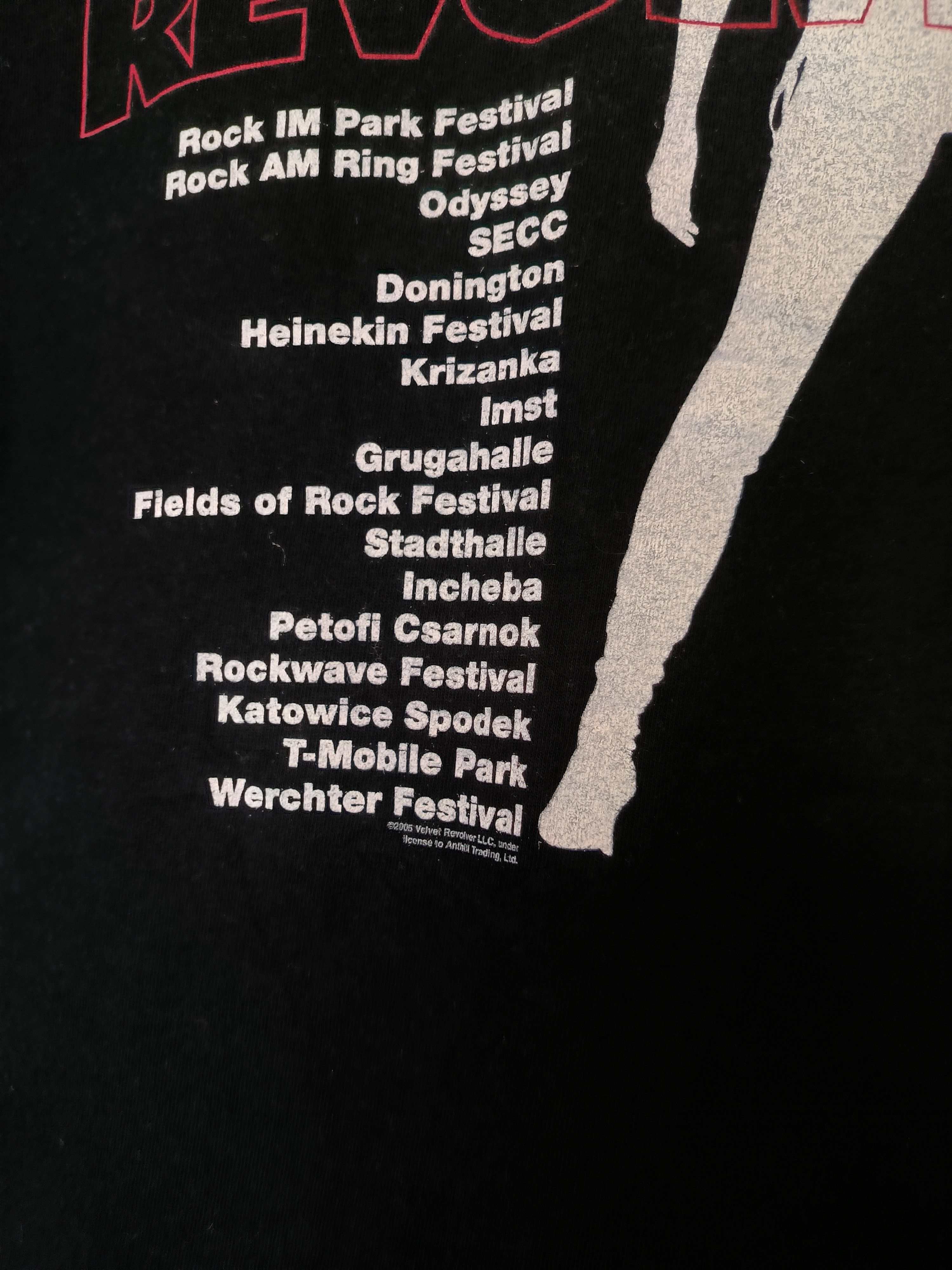 Band Tees Velvet Revolver Tee Shirt 2004 Black Vintage Starworld Size US L / EU 52-54 / 3 - 5 Thumbnail