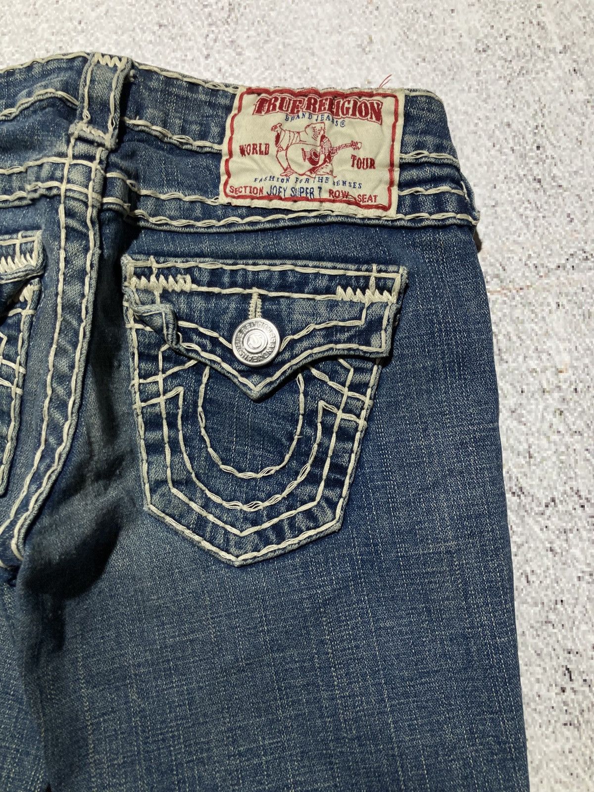True Religion Vintage True Religion USA Bootcut Flared Denim Jeans Blue Size US 28 / EU 44 - 8 Thumbnail