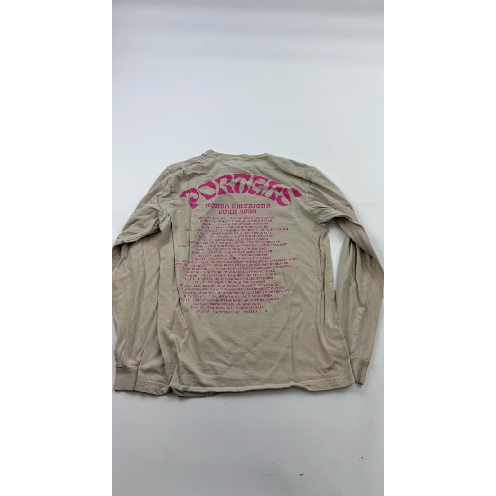 Vintage Melanie Martinez Portals Shirt Adult Small Beige Long Sleeve Tour 2023 Concert Tee Size US S / EU 44-46 / 1 - 5 Thumbnail
