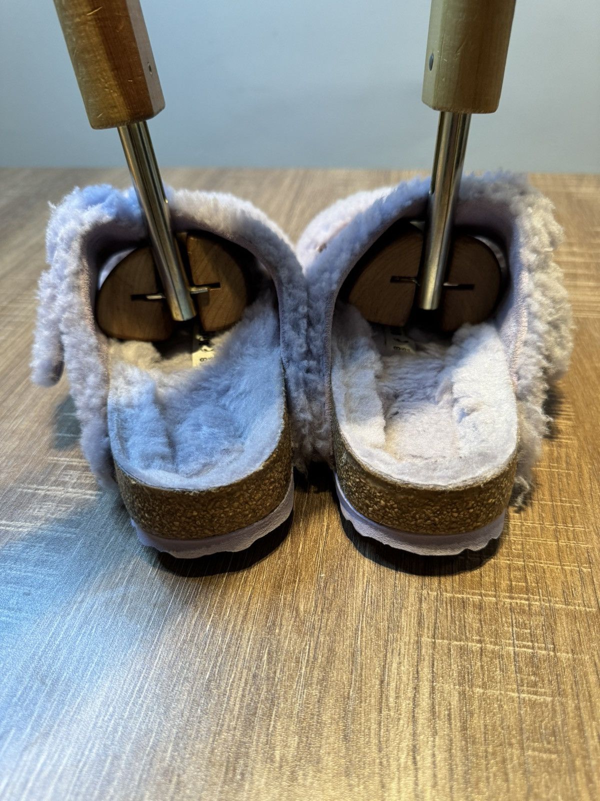 Birkenstock Birkenstock Arizona Women Purple Teddy Shearling Size EU 38 Size US 7 / IT 37 - 4 Thumbnail