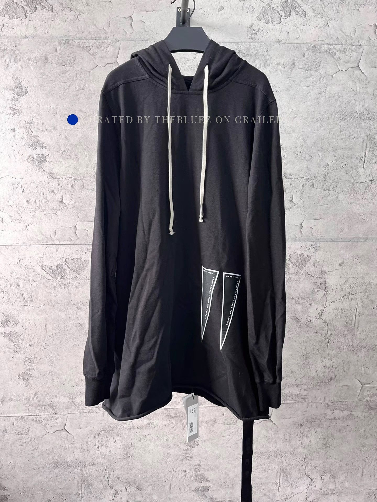 Rick Owens Black Oversized Hoodie Size US M / EU 48-50 / 2 - 1 Thumbnail