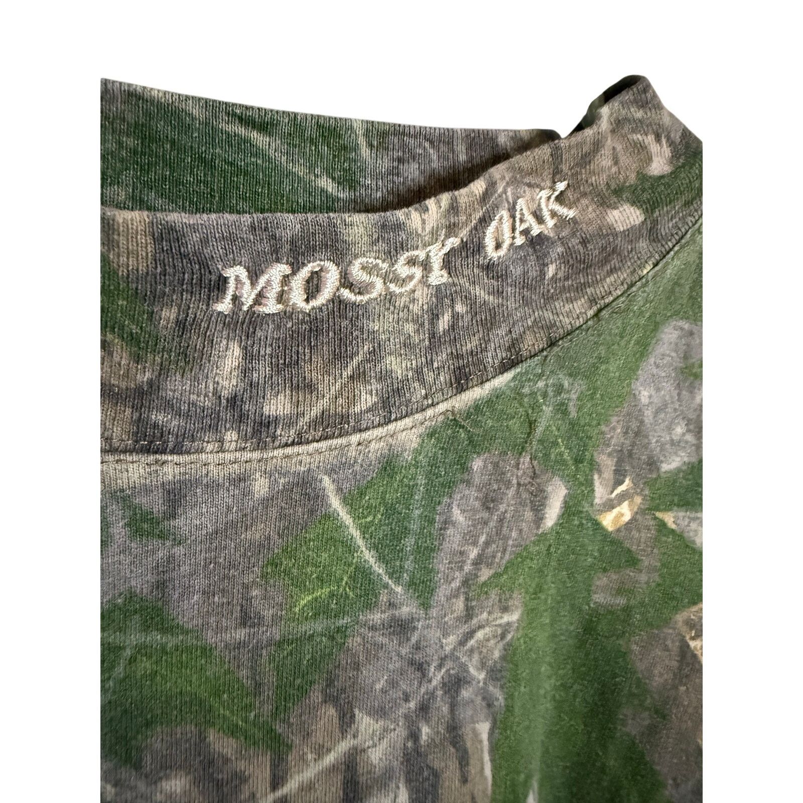 Mossy Oaks Vintage Camoflauge Mock Neck Hunting Longsleeve Size US XXL / EU 58 / 5 - 3 Thumbnail