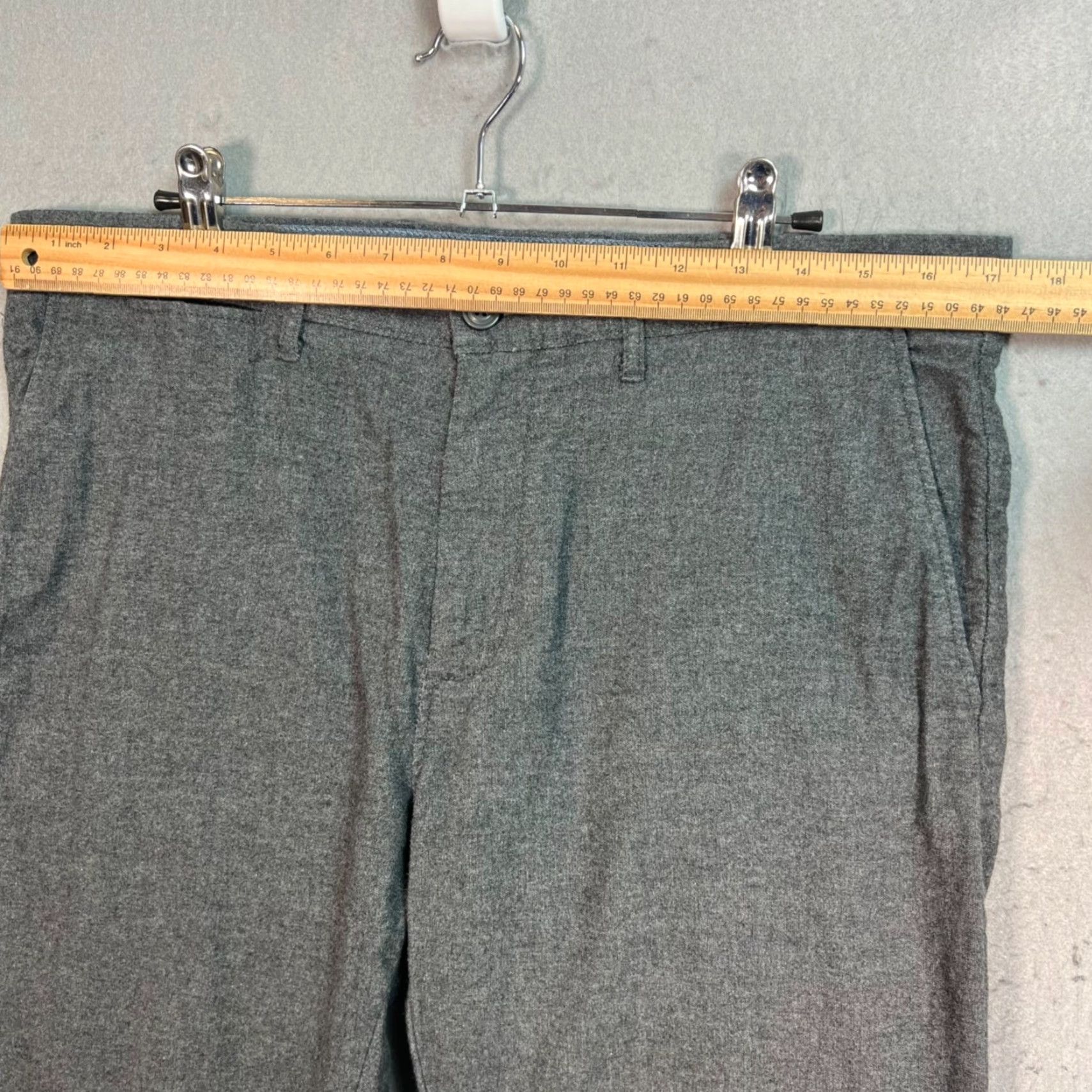 J.Crew J. Crew 484 Slim Fit Mens 33 x 32 Stretch Gray Dress Pants Size US 33 - 5 Thumbnail