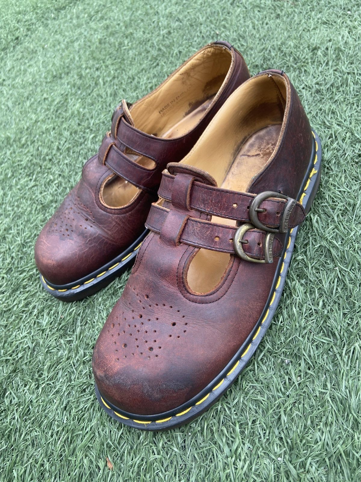 Dr Martens Double Strap Maryjane Shoes Size 7