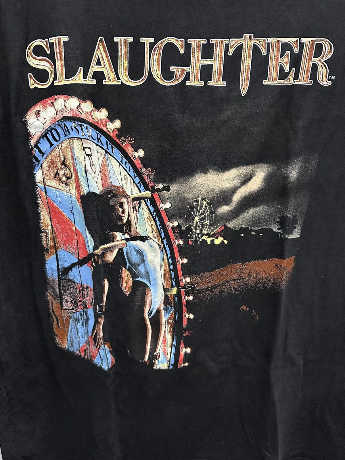 Band Tees Vintage 1990’s Slaughter Rock Band Tour T-shirt Size US XL / EU 56 / 4 - 3 Thumbnail