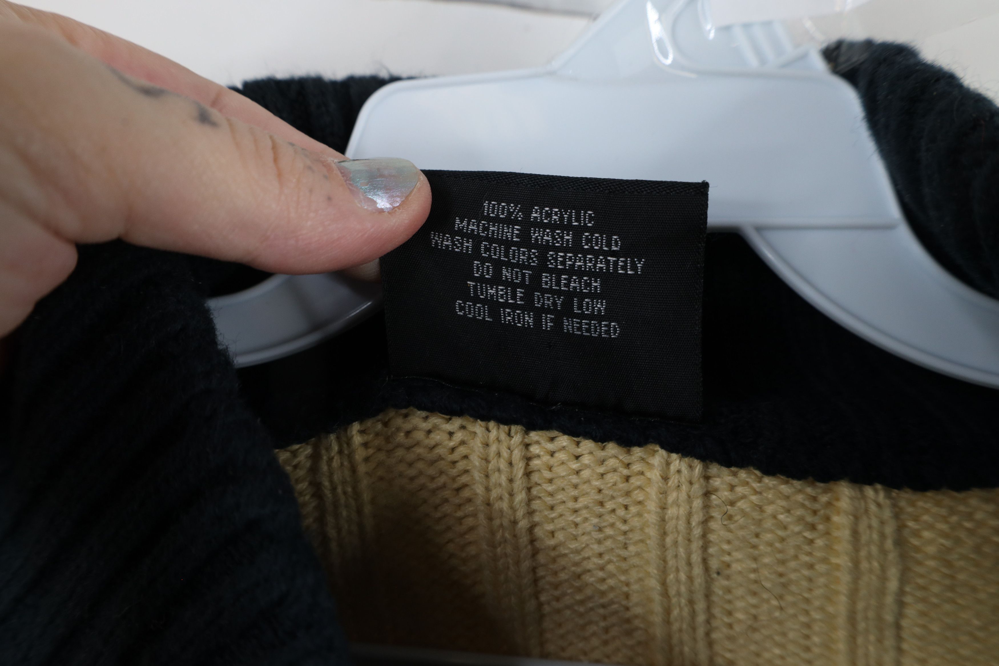Southpole × Vintage Vintage 90s Southpole Chunky Ribbed Knit Mock Neck Sweater Size US XL / EU 56 / 4 - 8 Thumbnail