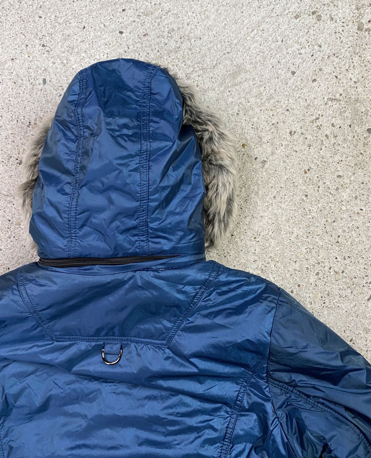 Japanese Brand Japan style bomber jacket faux fur hood vintage y2k Size S / US 4 / IT 40 - 8 Thumbnail