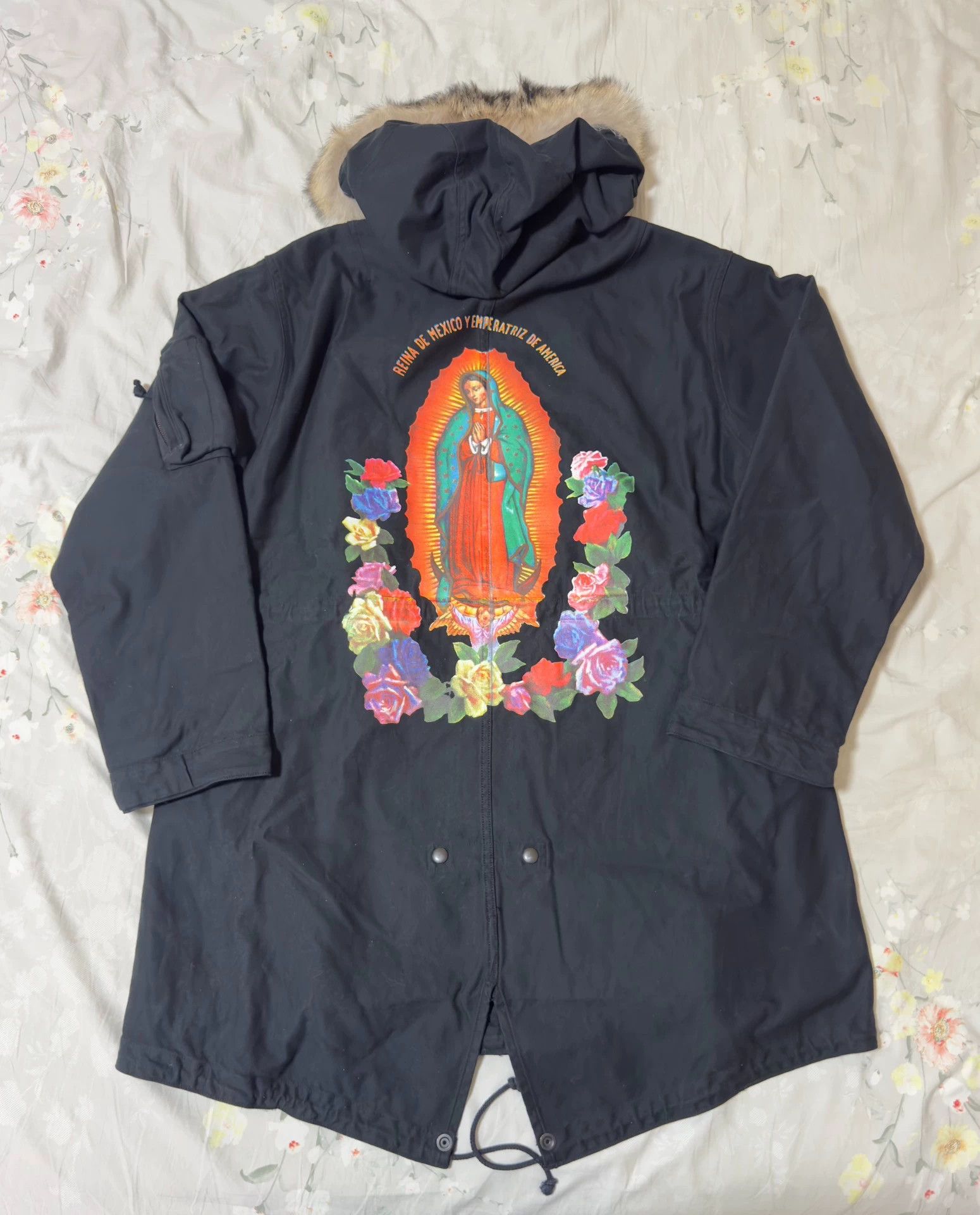 Wacko Maria Wacko Maria 19aw Virgin Mary Floral Coat Black L Size US L / EU 52-54 / 3 - 1 Thumbnail