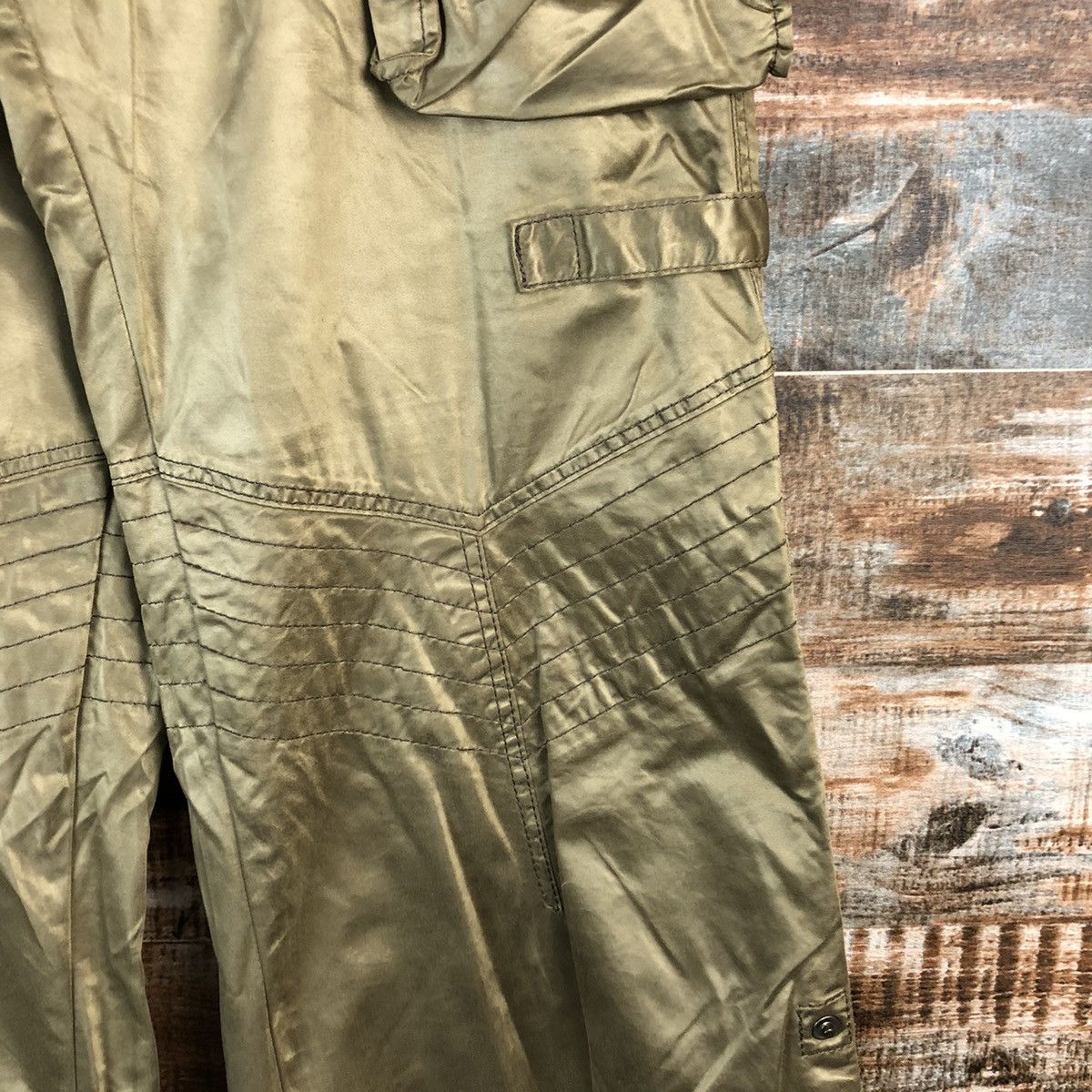 Japanese Brand Pride Brown Cargo utility Multipocket Pants #A2532 Size 27" / US 4 / IT 40 - 10 Thumbnail