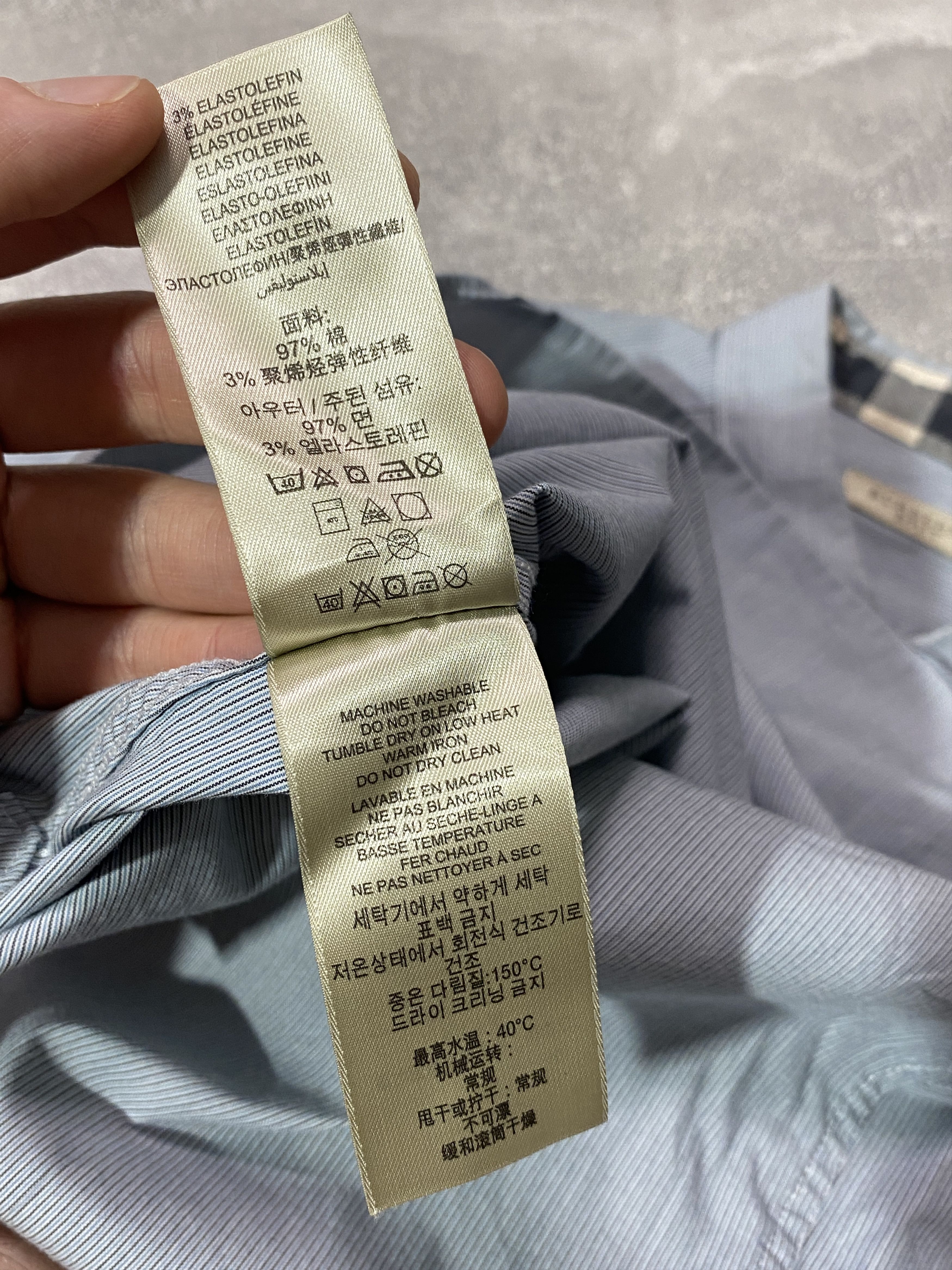 Burberry Burberry Brit Shirt Small Logo Size US S / EU 44-46 / 1 - 6 Thumbnail