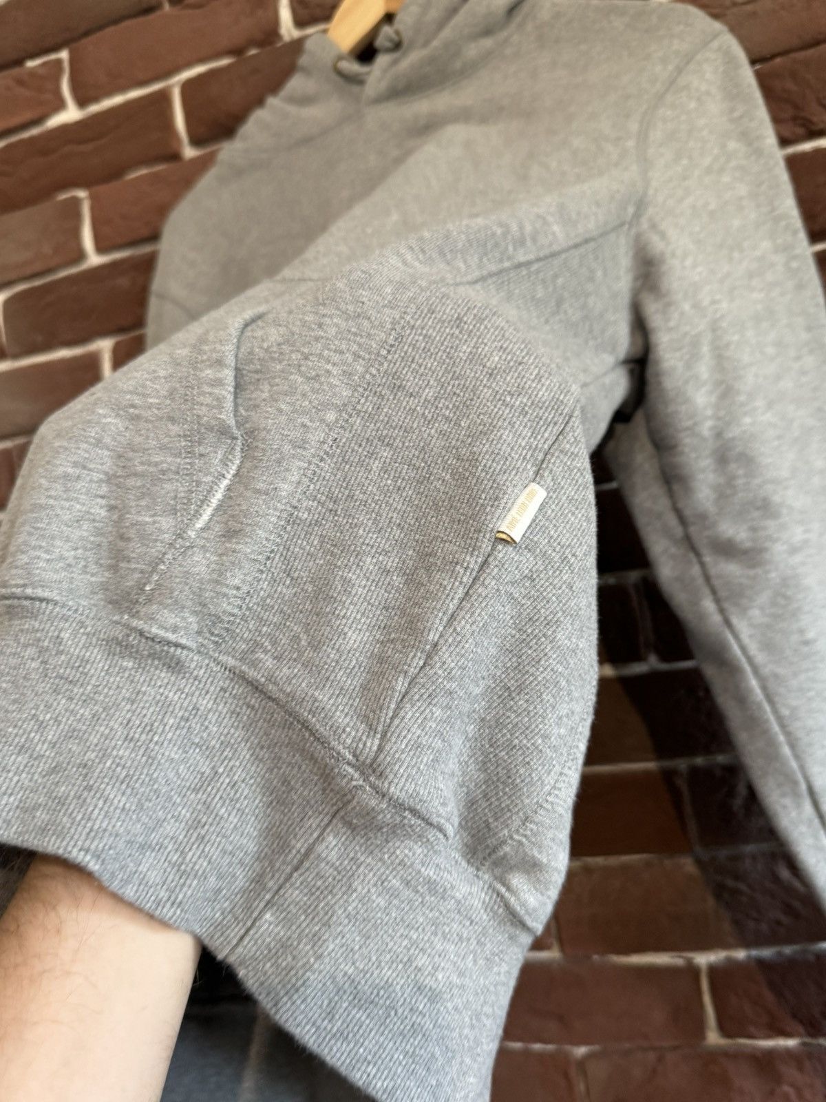 Aime Leon Dore Aime Leon Dore Gray Embroidered Logo Hoodie Medium Hype Size US M / EU 48-50 / 2 - 5 Thumbnail