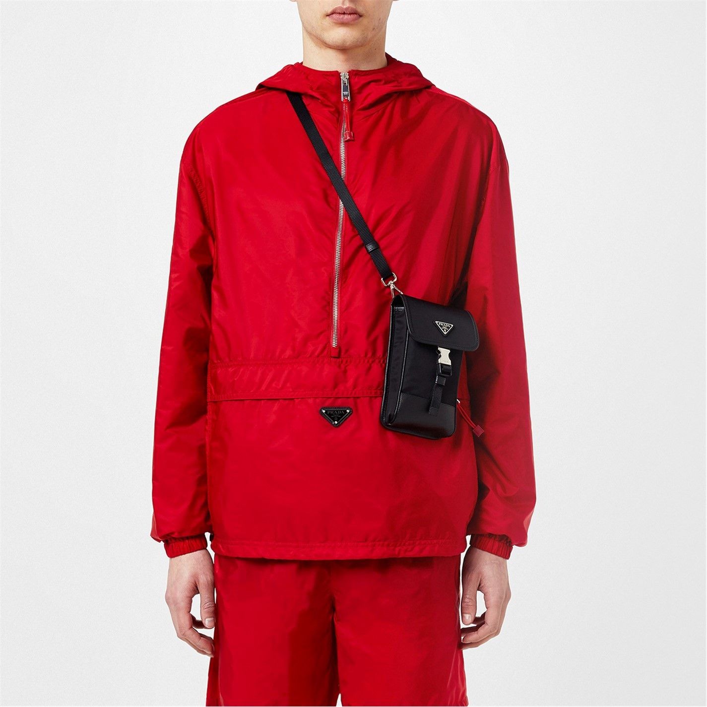 Prada PRADA Triangle Logo Windbreaker Size US M / EU 48-50 / 2 - 2 Thumbnail