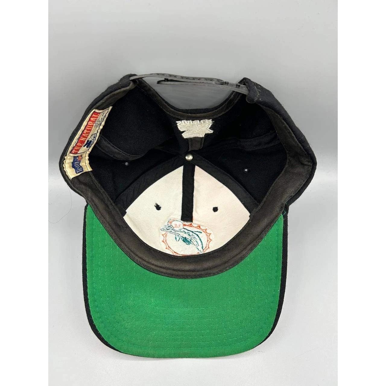 Starter Vintage Miami Dolphins Hat Men Black NFL Snap Back Cap Wool Size ONE SIZE - 2 Thumbnail
