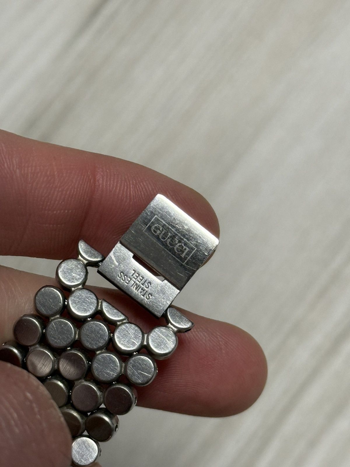 Gucci Vintage Elegant watch-bracelet Gucci (Swiss Made) Y2K Size ONE SIZE - 5 Thumbnail