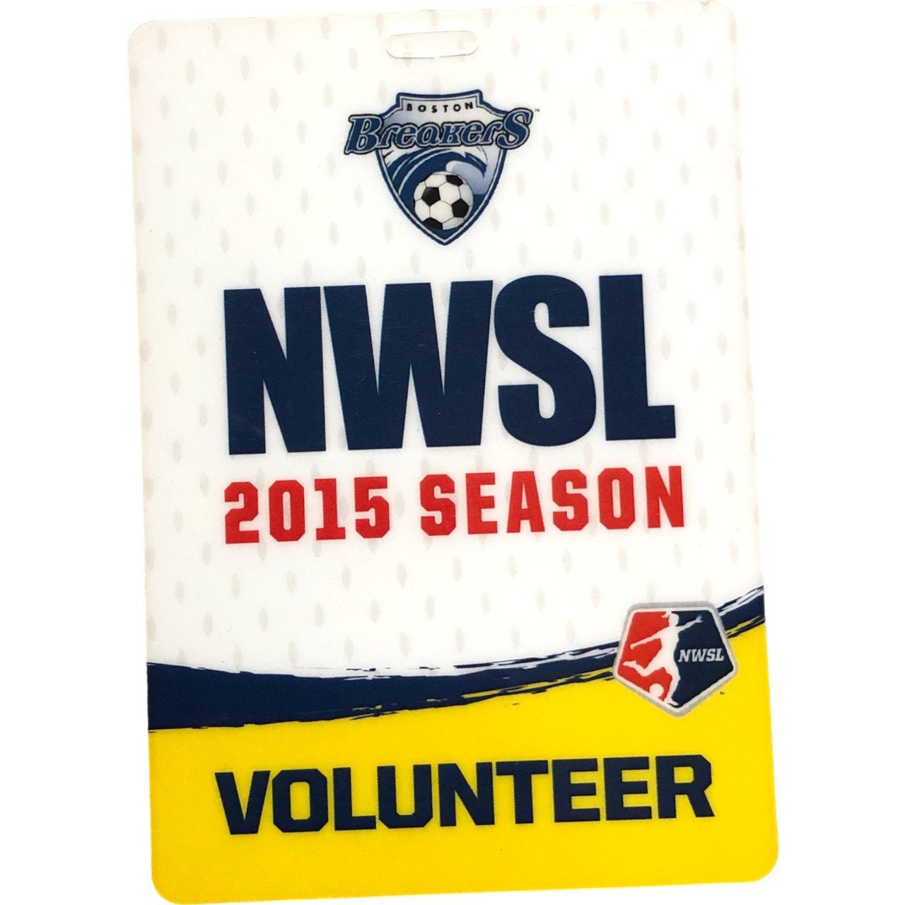 Other Boston Breakers 2015 NWSL Volunteer Credentials Card Size ONE SIZE - 1 Thumbnail