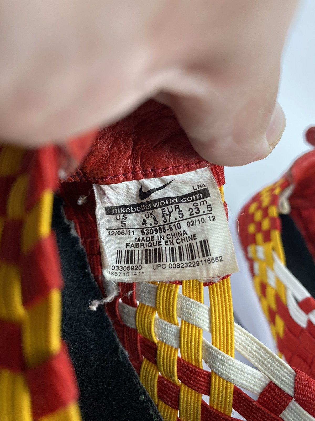 Nike Nike Woven QS Sneakers Euro Spain size 37,5 Size US 5 / IT 35 - 9 Thumbnail