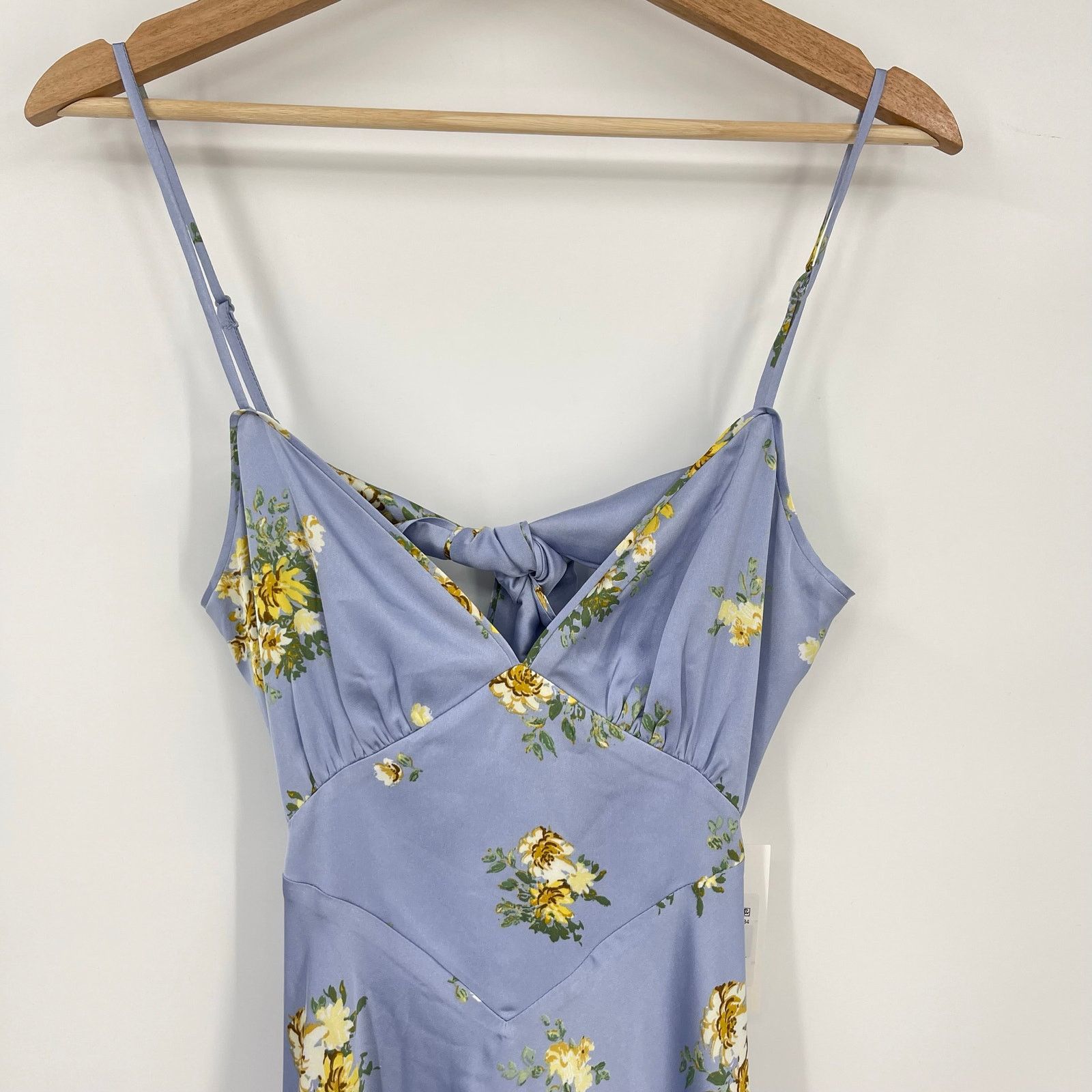 Other Bardot | Malinda Slip Dress in Baby Blue Floral 2 Size XS / US 0-2 / IT 36-38 - 6 Thumbnail