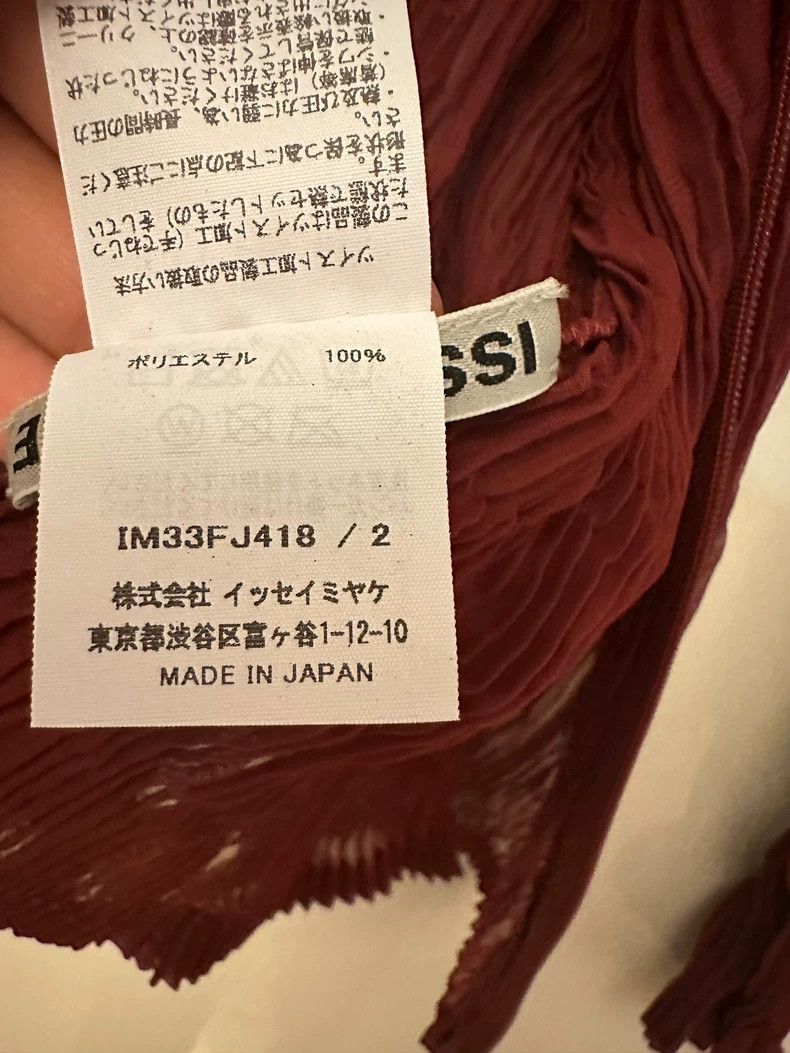 Issey Miyake Issey Miyake Red see-through cardigan Size M / US 6-8 / IT 42-44 - 2 Thumbnail