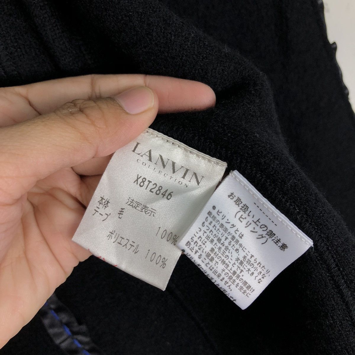 Lanvin 🔥Rich Black Cropped Jacket Lanvin Collection Size US M / EU 48-50 / 2 - 16 Thumbnail