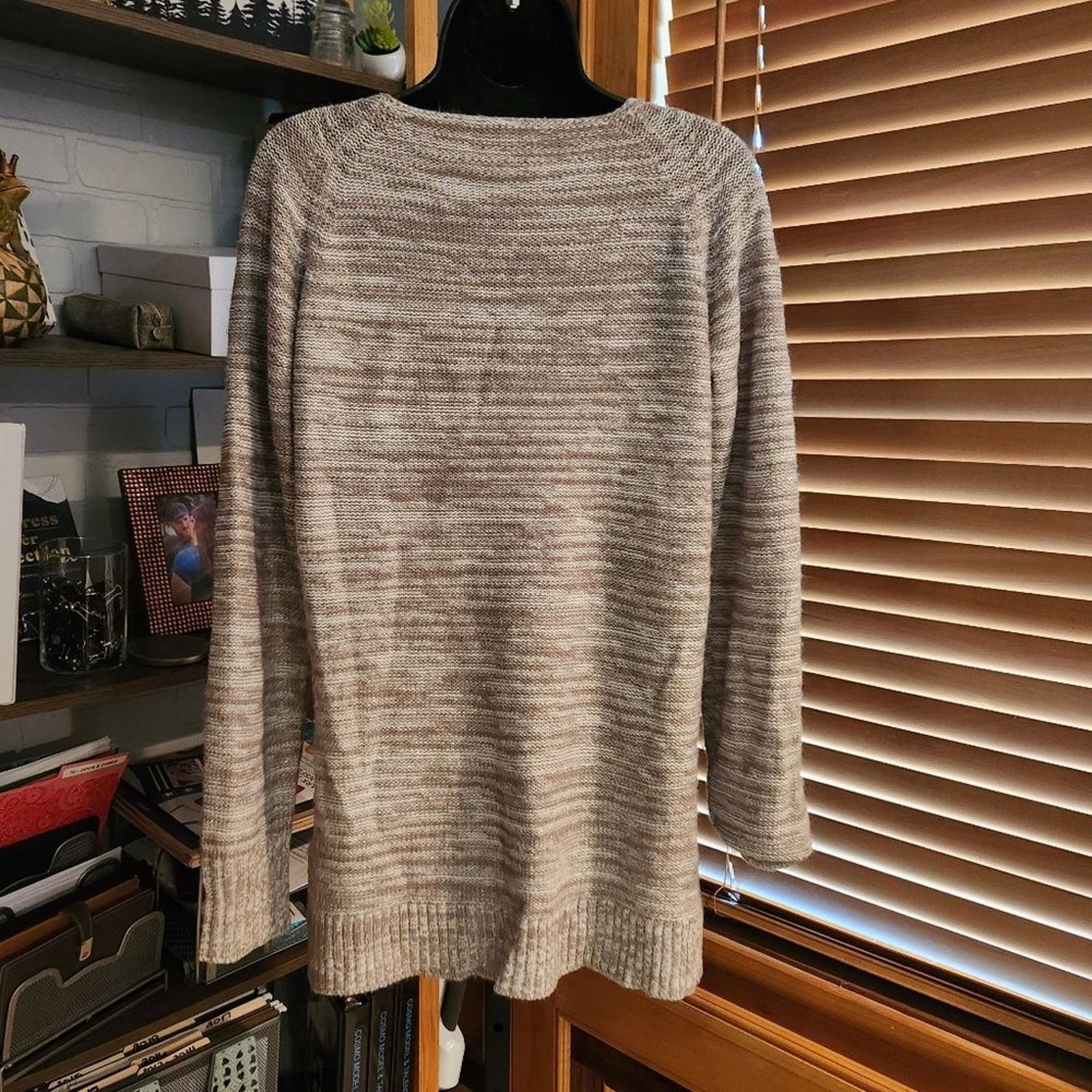 Other Lightweight Aztec, Southwest Patterned Knit Tunic Sweater Size L / US 10 / IT 46 - 2 Thumbnail