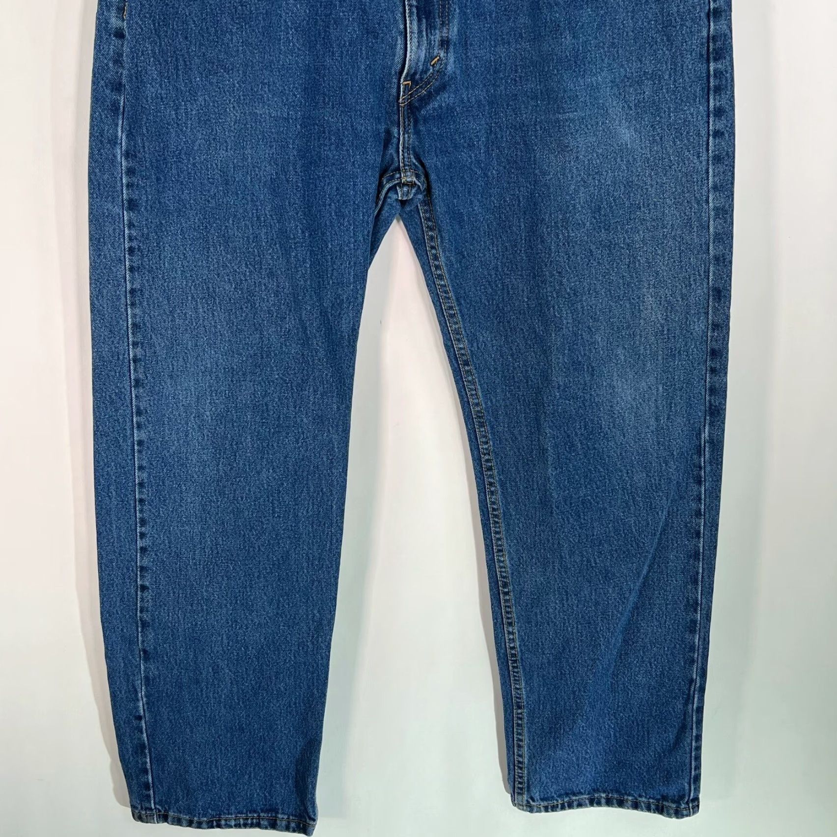 Levi's Levi's 505 Mens Regular Fit Mid Rise Casual Blue Denim Straight Jeans Size 42X31 Size US 42 / EU 58 - 3 Thumbnail