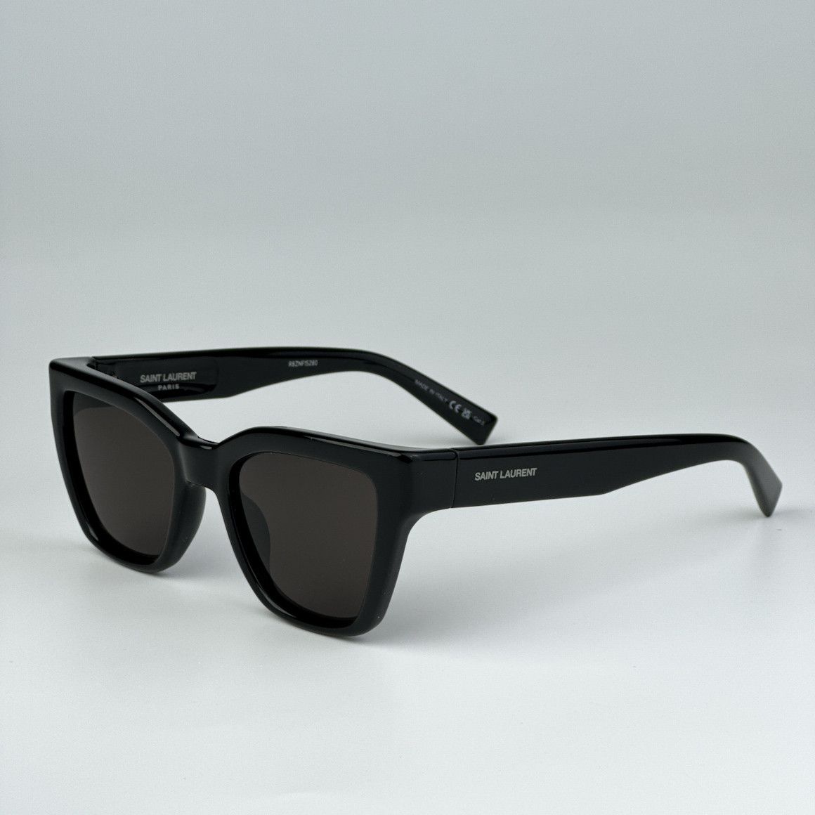 Saint Laurent Paris NEW Saint Laurent SL641 001 Black Cat Eye Unisex Sunglasses Size ONE SIZE - 4 Thumbnail