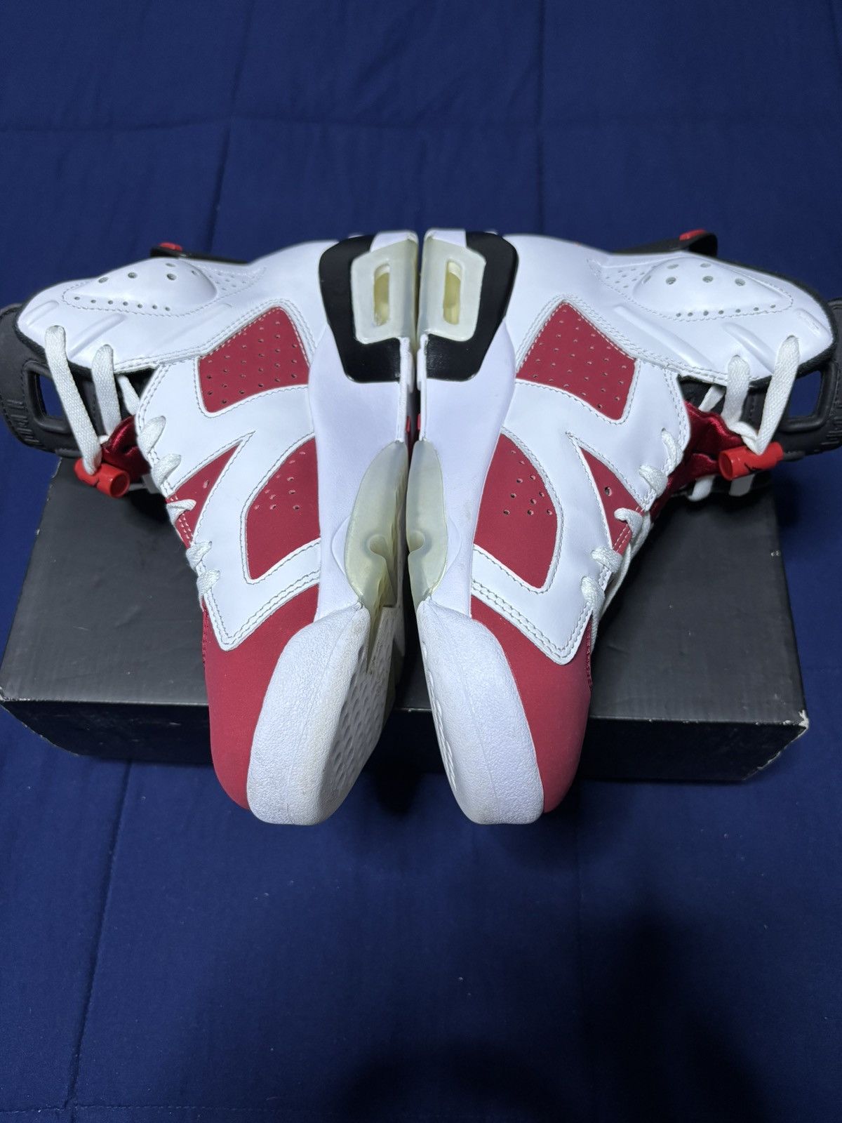Jordan Brand Jordan 6 Retro OG Carmine 2021 Size 8.5 Size US 8.5 / EU 41-42 - 3 Thumbnail