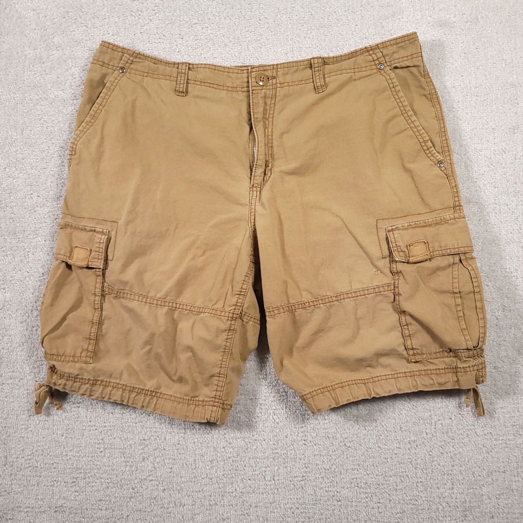 Ocean Pacific VINTAGE Ocean Pacific Shorts Mens 38 Brown Ripstop Cargo Khaki Grunge Outdoor Size US 38 / EU 54 - 2 Thumbnail