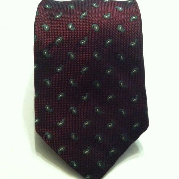 Jos. A. Bank JOS.A.BANK MEN'S DARK PURPLE ALL SILK TIE WIDTH: 3 3/4" Size ONE SIZE - 2 Thumbnail