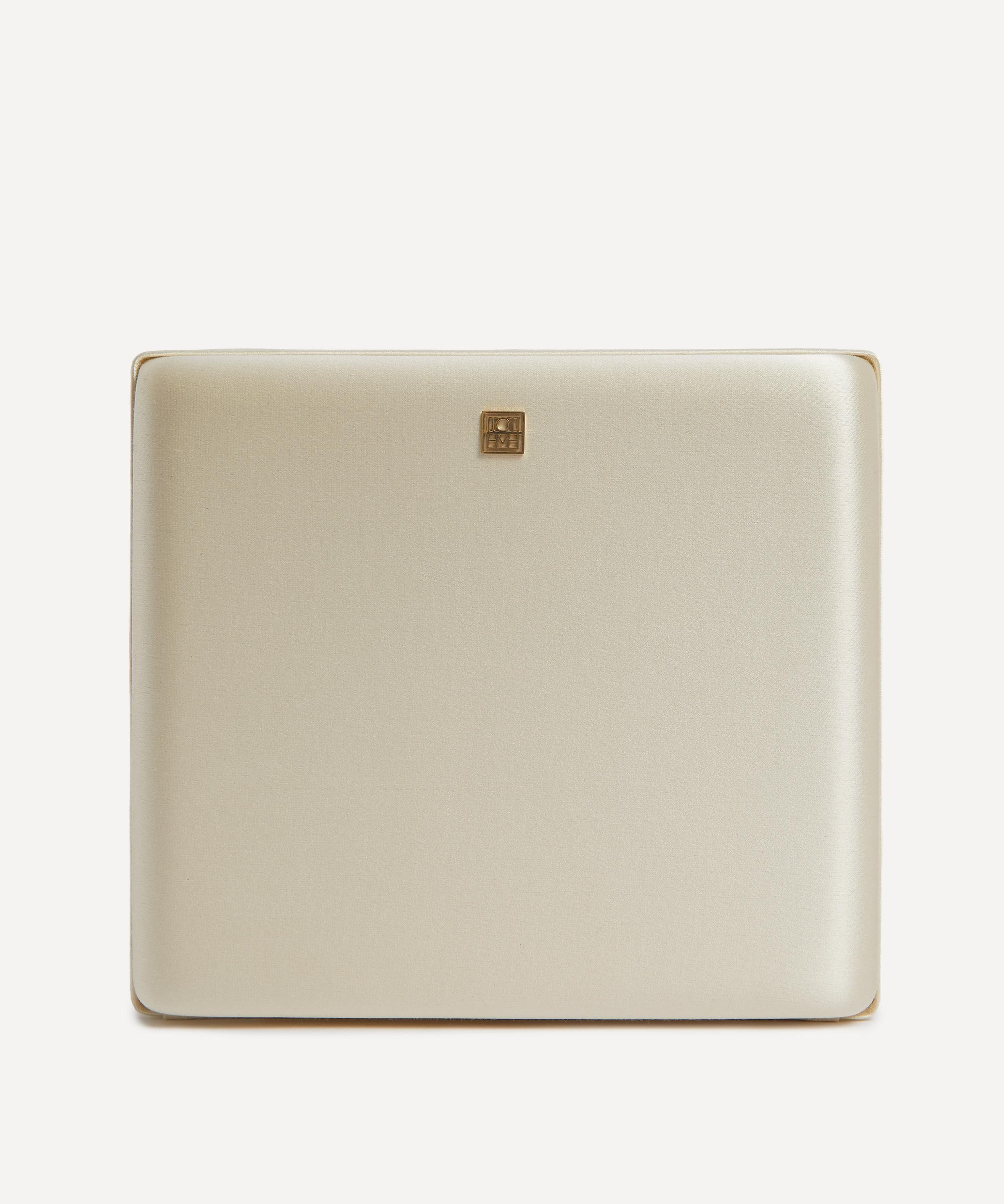 Toteme os11x0326 Size: OS / Satin Box Clutch in Beige Size ONE SIZE - 1 Thumbnail