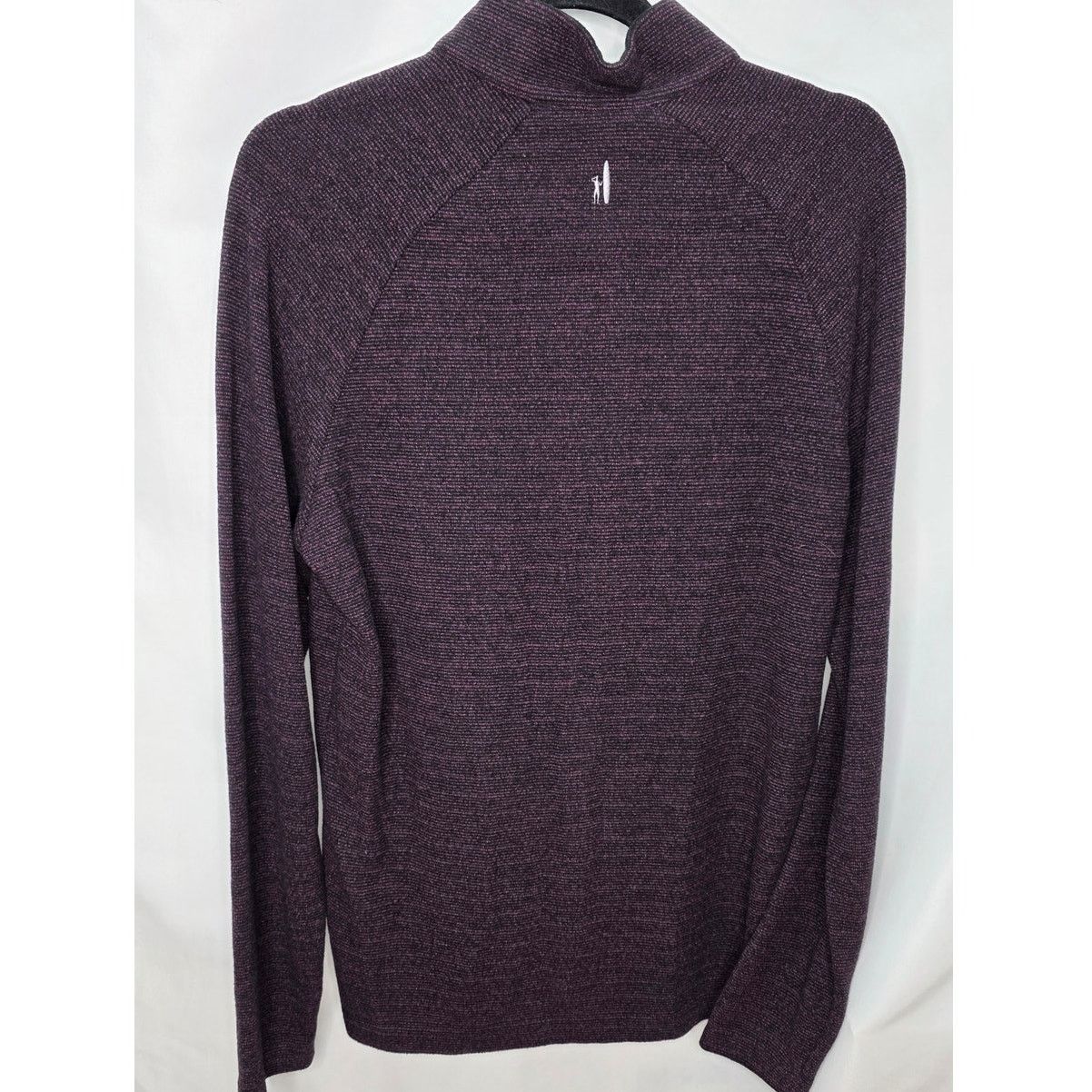Other Johnnie O Heathered Black & Purple Pull Over Golf Shirt Size US M / EU 48-50 / 2 - 2 Thumbnail