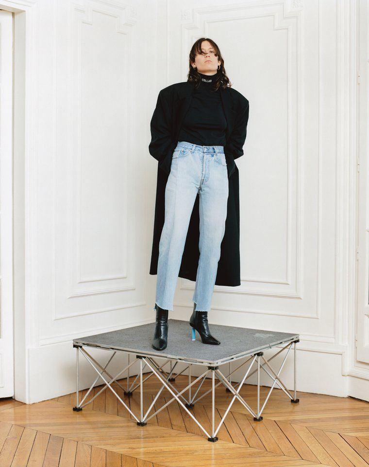 AW14 Deconstructed jeans