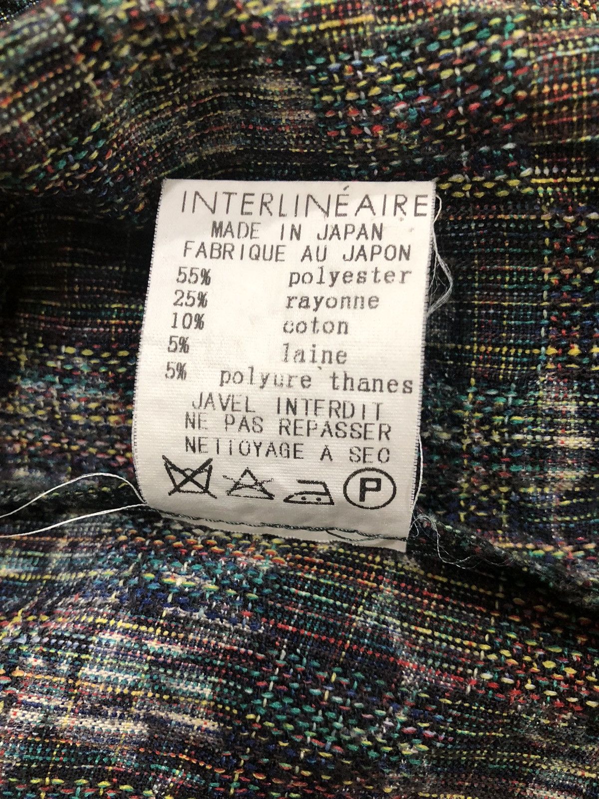 Designer × Japanese Brand × Vintage Masatsugu Miyamoto Interlineaire Rare Designer Jacket Size S / US 4 / IT 40 - 3 Thumbnail