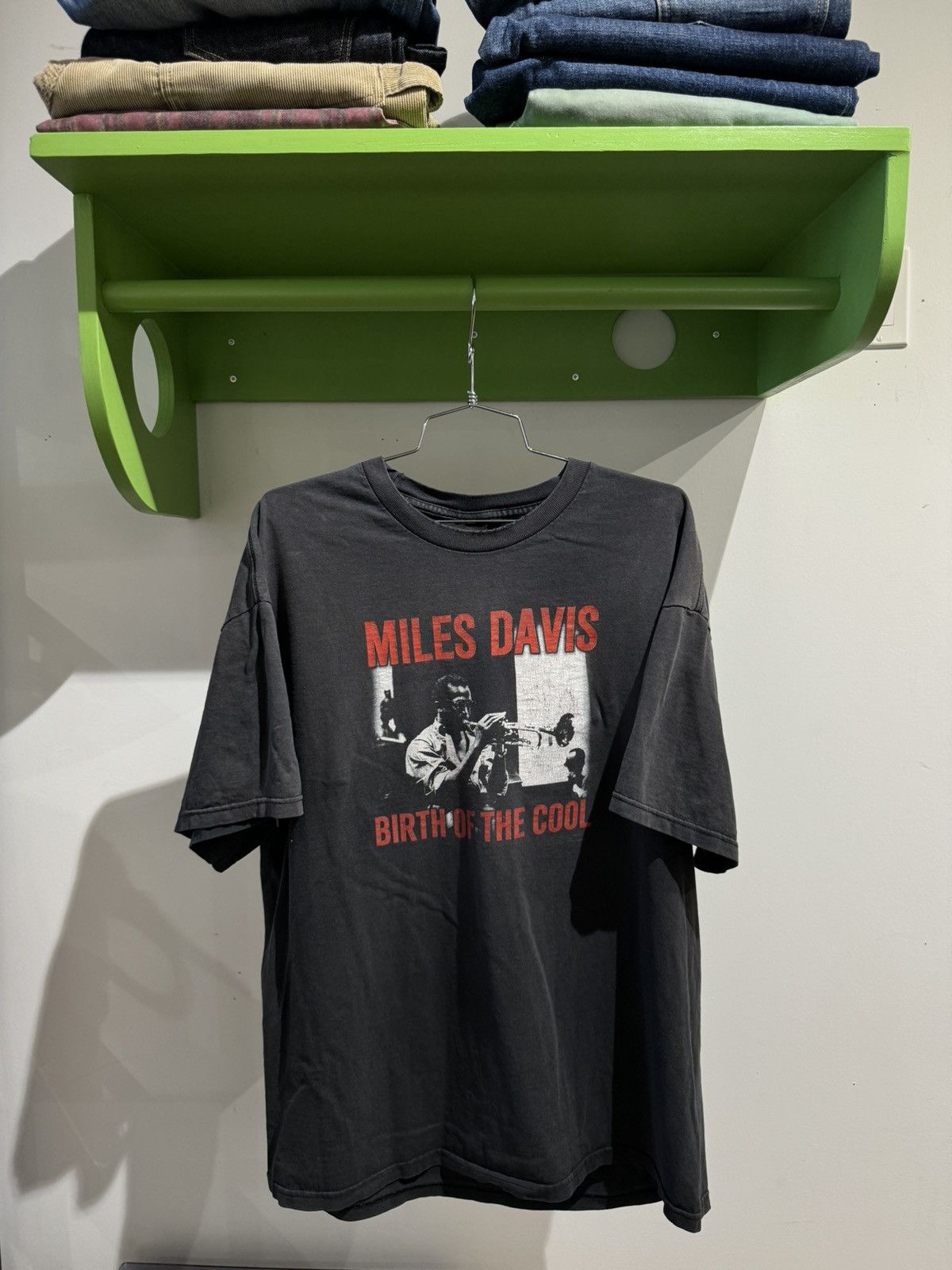 image of 2001 Miles Davis Birth Of The Cool Vintage Tee Zion Tag in Black, Men's (Size XL)