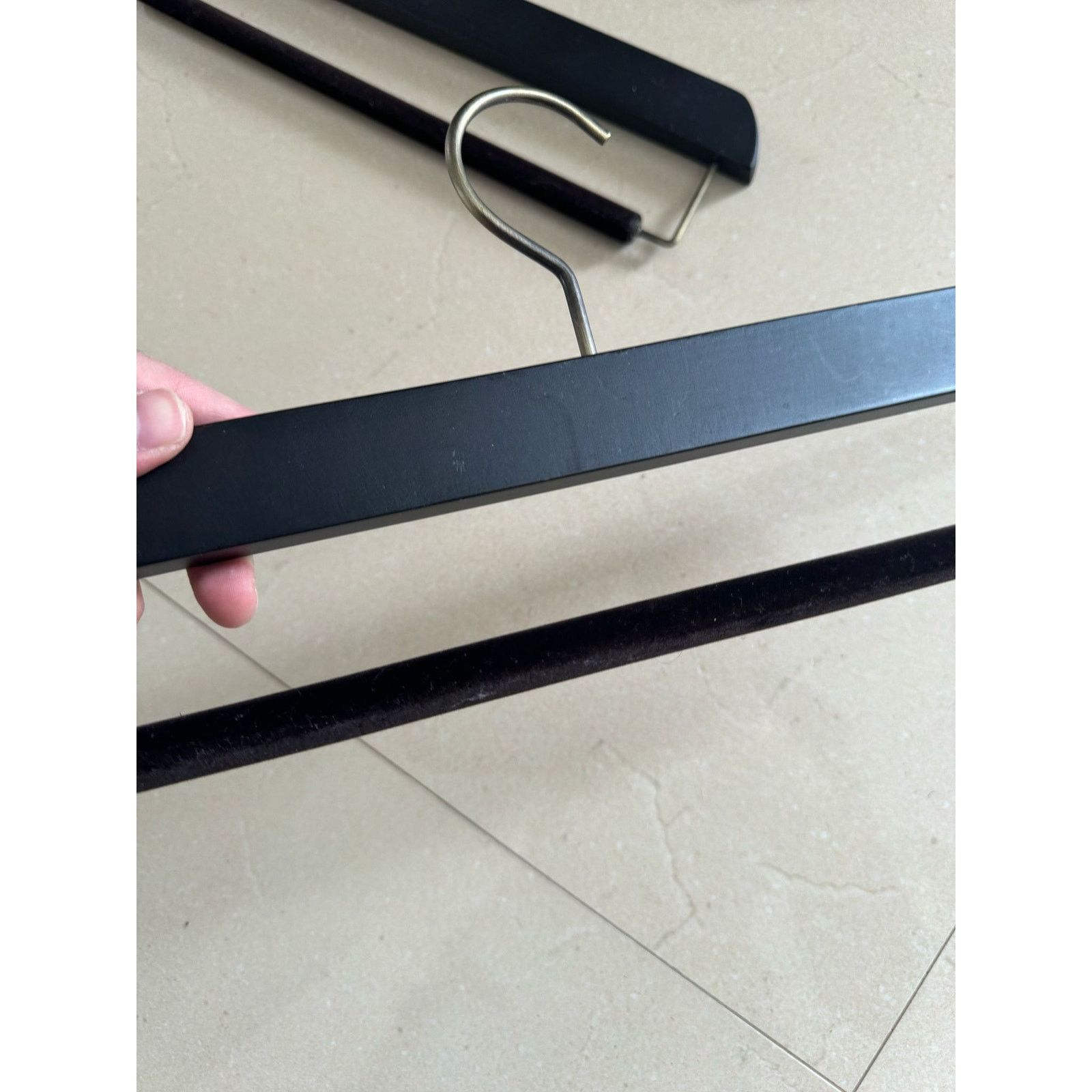 Brioni o1rshd1 Size: OS / 8 Brioni Pant Hangers in Black Size ONE SIZE - 8 Thumbnail