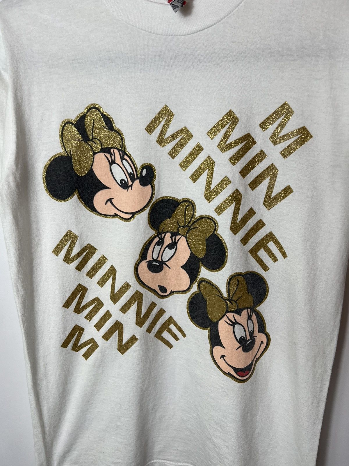 Mickey Mouse Vintage 1990's DISNEY Designs Minnie Mickey Mouse T-shirt Size US S / EU 44-46 / 1 - 2 Thumbnail