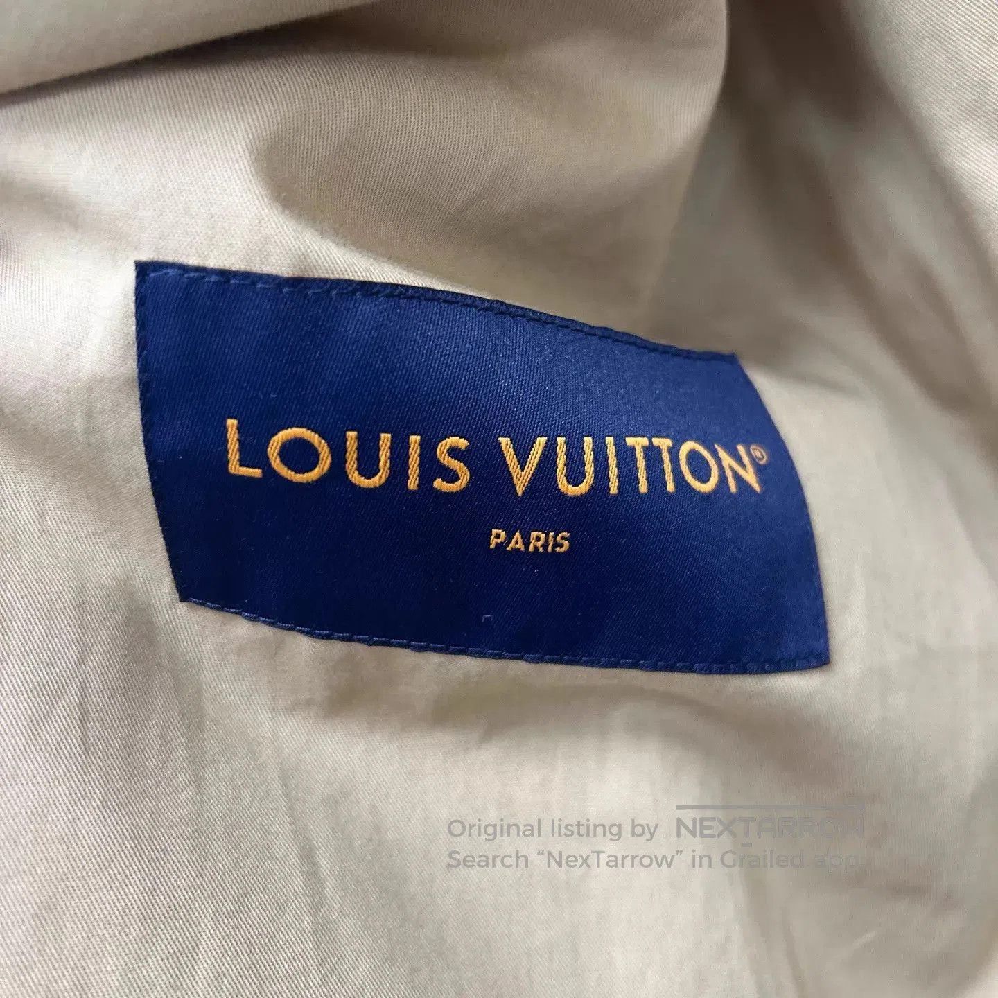 Louis Vuitton Checkered Pattern Button-Front Jacket with Blue Accents. Size US M / EU 48-50 / 2 - 4 Thumbnail