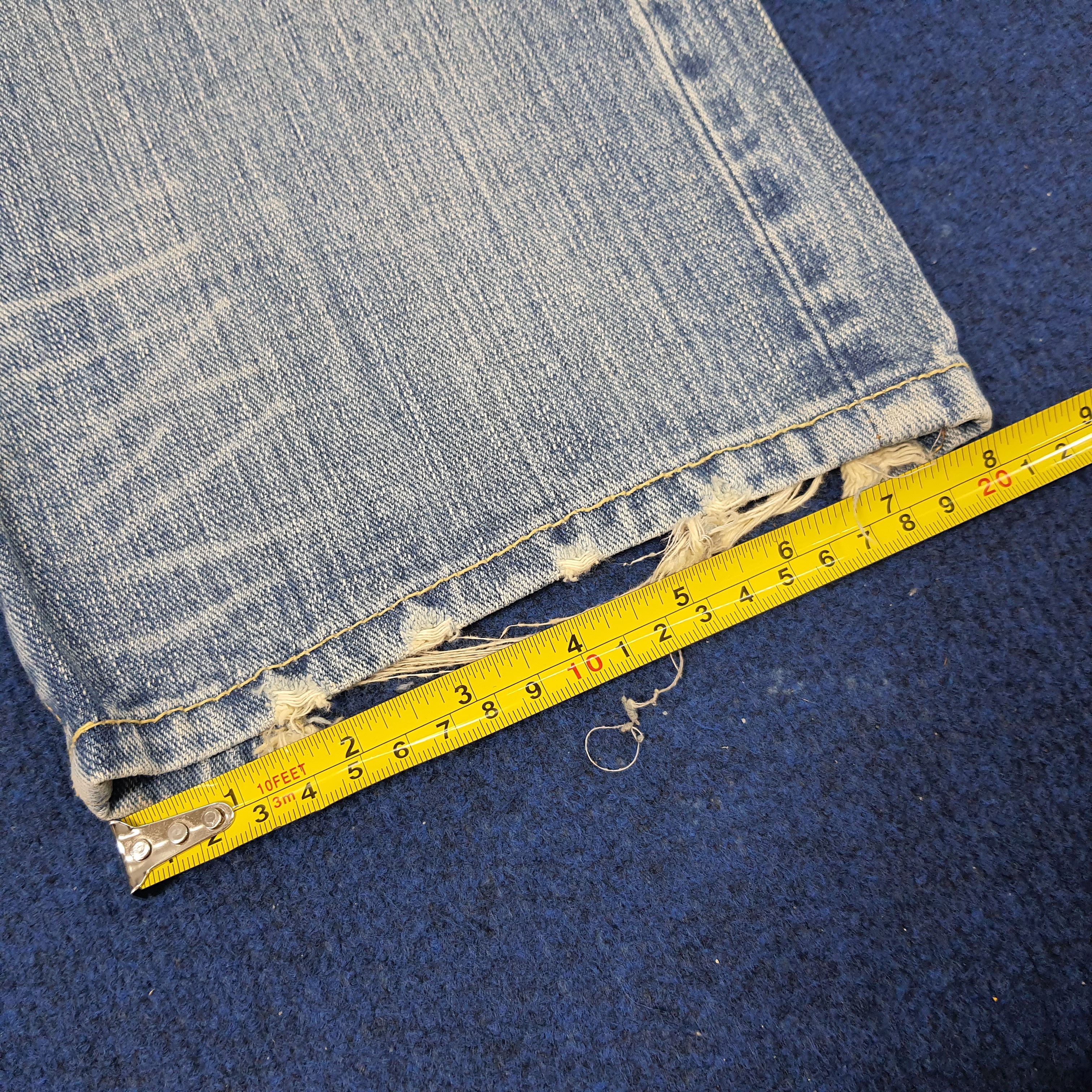 Designer × Vintage Vintage Exhibitionist Patchwork Design Denim Jeans Size US 32 / EU 48 - 15 Thumbnail
