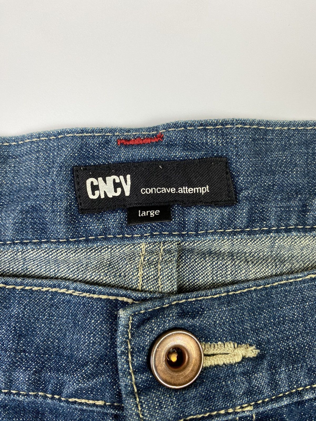 Beauty Beast × Hysteric Glamour × Japanese Brand Japanese cncv attempt double layers jeans pant Size US 33 - 7 Thumbnail