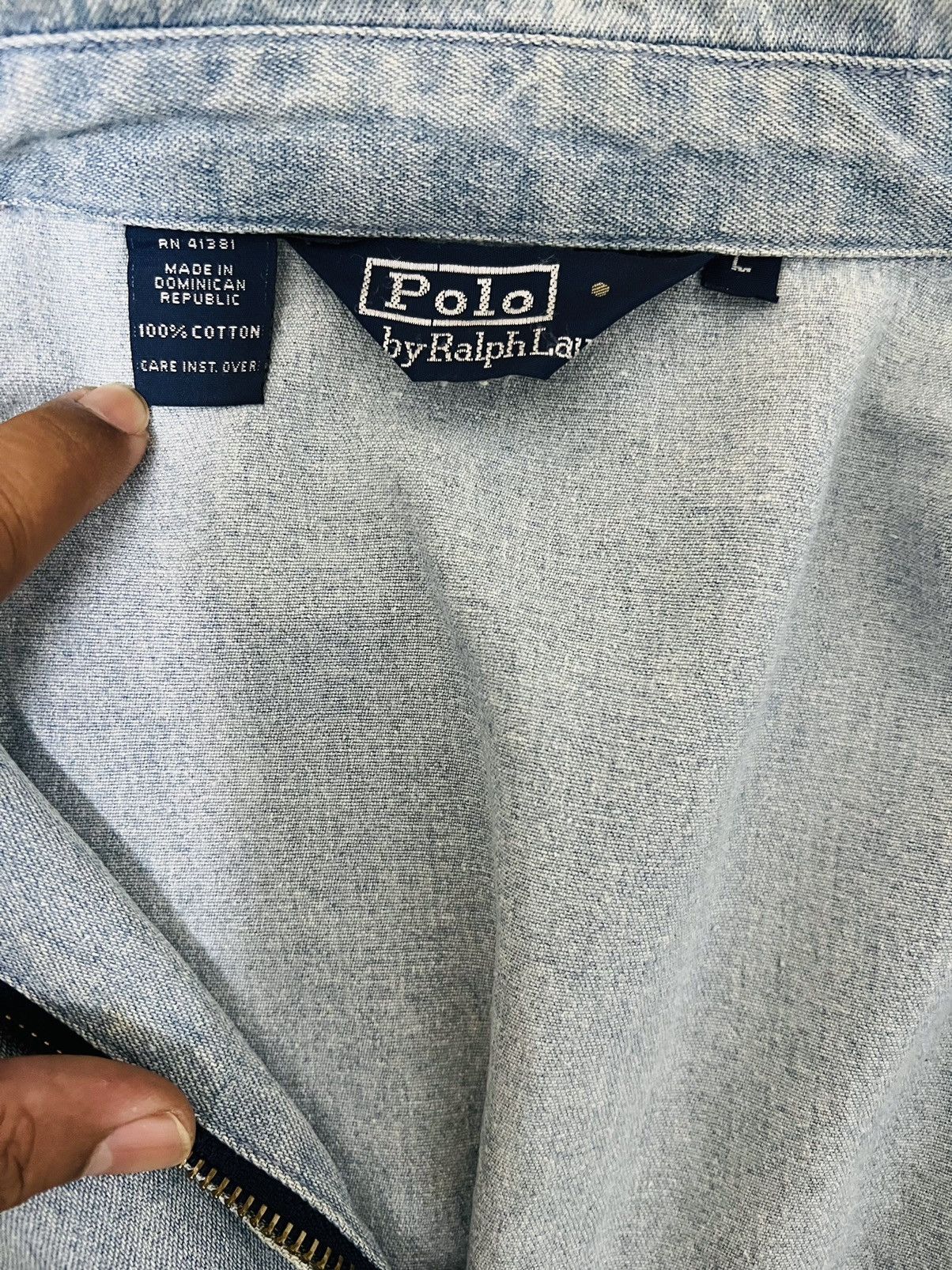 Designer × Polo Ralph Lauren × Vintage Vintage Polo Ralph Lauren Zipper Jacket Size US L / EU 52-54 / 3 - 9 Thumbnail