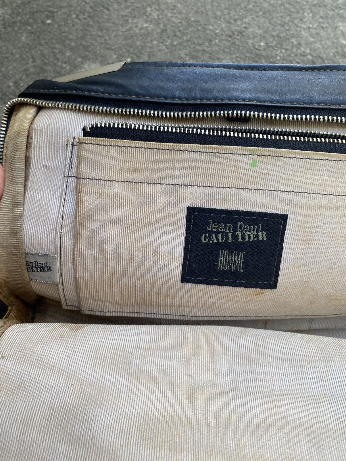 Jean Paul Gaultier × Vintage Jean Paul Gaultier 90s Leather Clutch Bag Size ONE SIZE - 2 Thumbnail