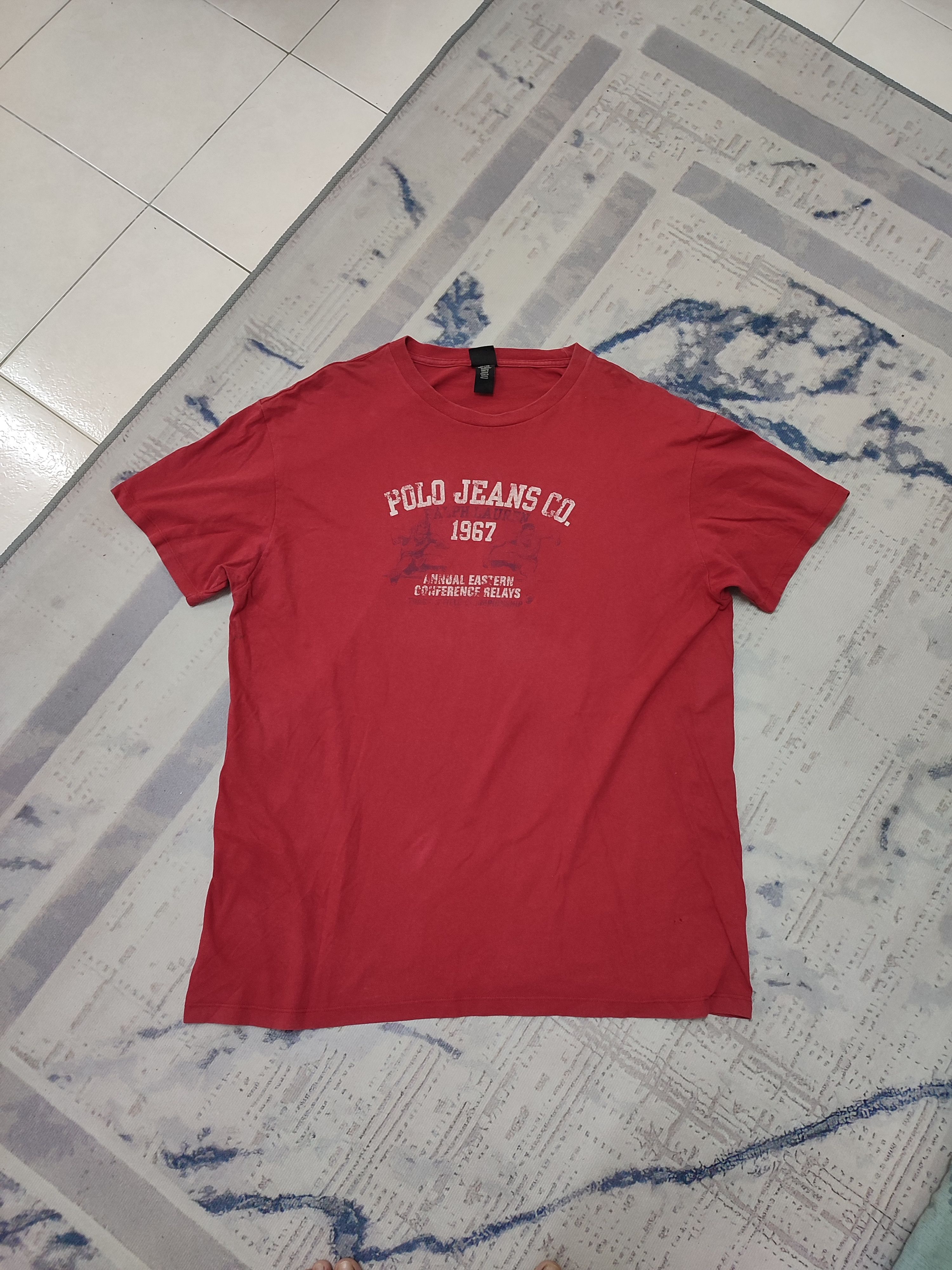 Polo Ralph Lauren × RRL Ralph Lauren × Vintage Y2k POLO RALPH LAUREN TRACK N FIELD CHAMPIONSHIP TEE Size US XL / EU 56 / 4 - 1 Thumbnail