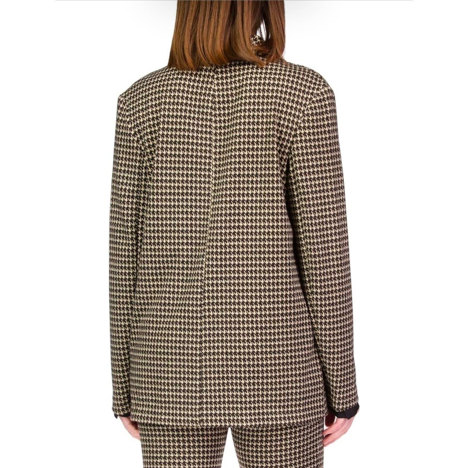 Sanctuary Sanctuary Women's Blazer Medium Multicolor Mini Houndstooth Size M / US 6-8 / IT 42-44 - 3 Thumbnail