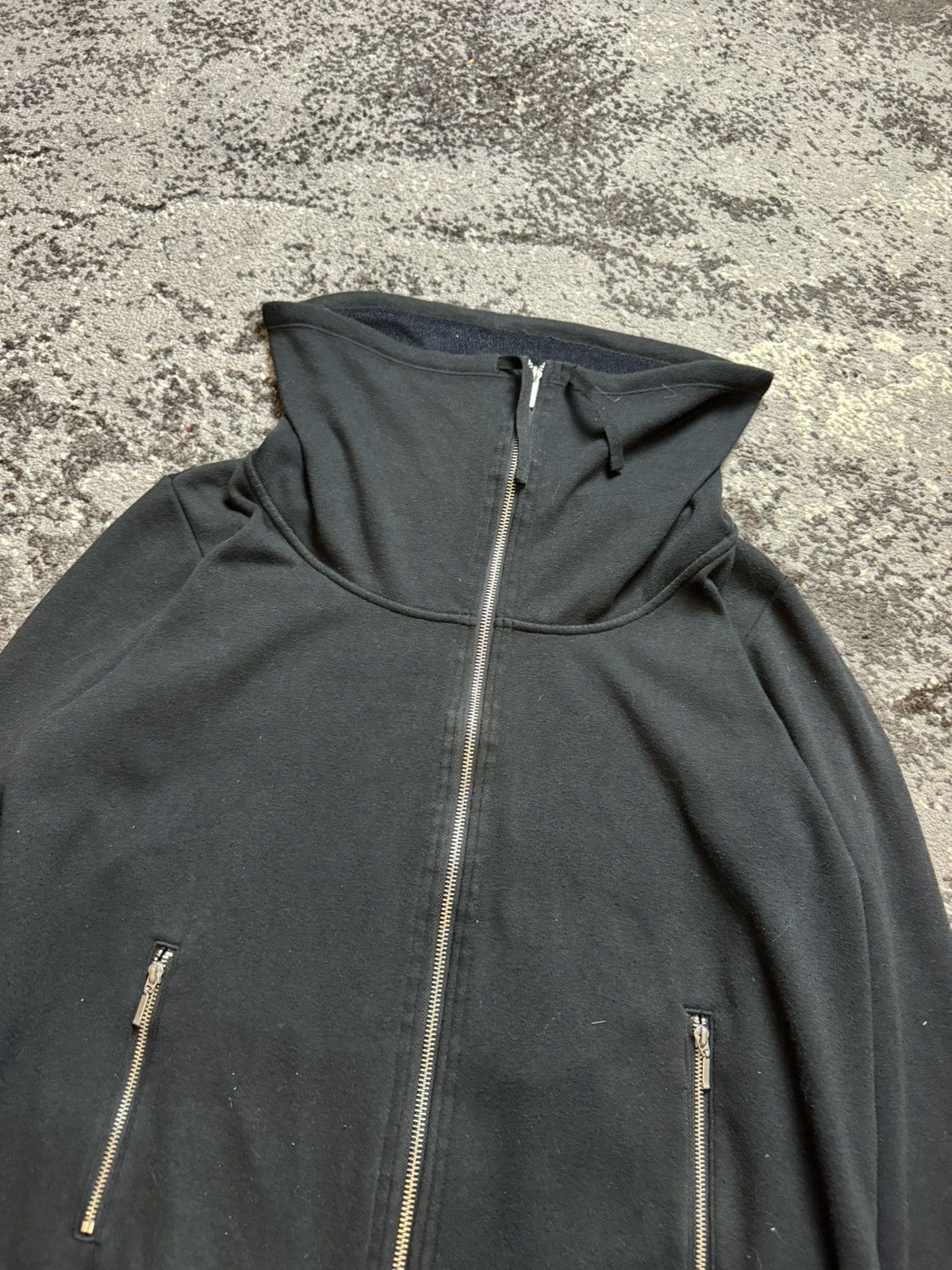 Japanese Brand × Vintage Vintage Y2K High collar Owens Style Avantgarde Hoodie Size US S / EU 44-46 / 1 - 4 Thumbnail