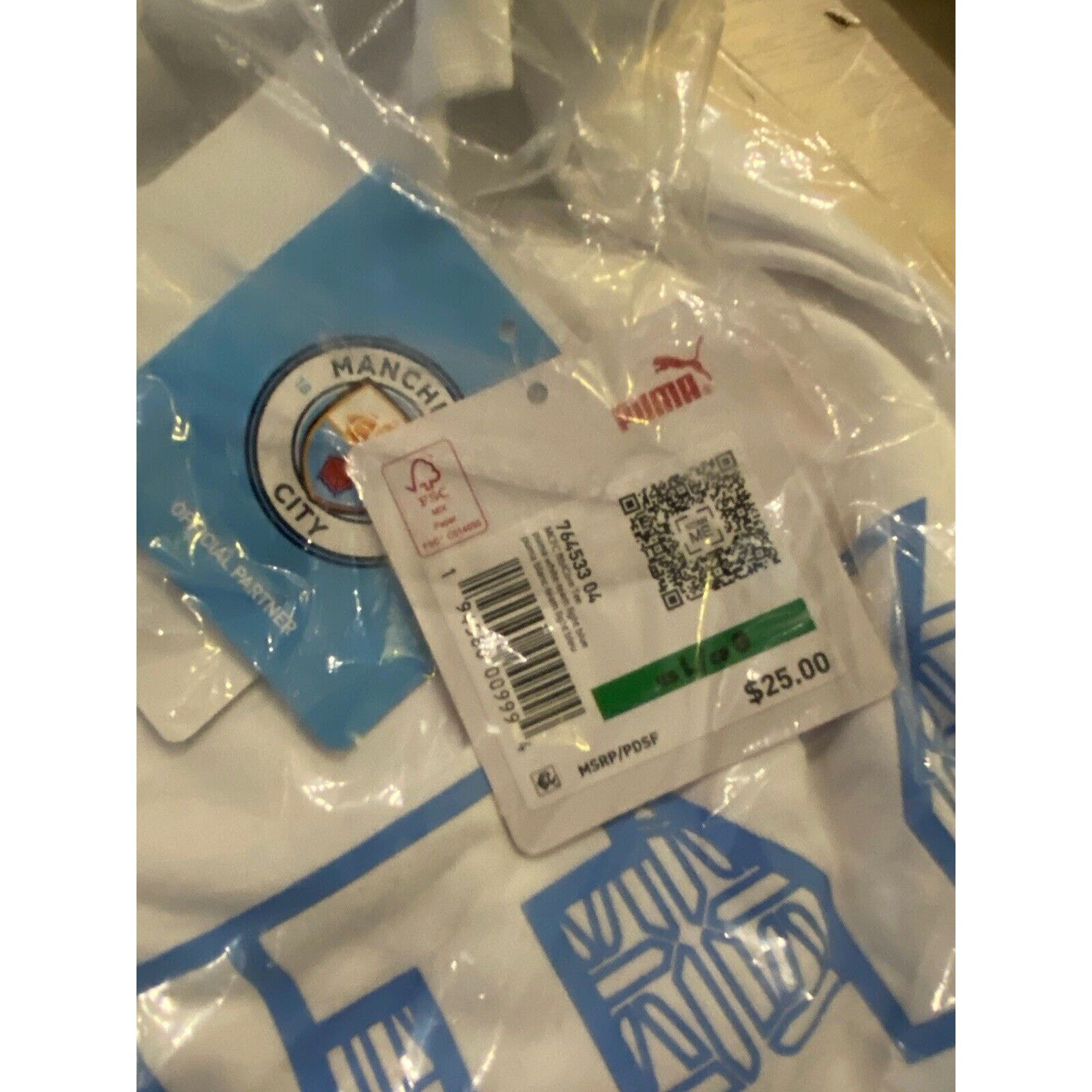 Puma Puma Manchester City football club Soccer Tee T-Shirt NWT LE Size US L / EU 52-54 / 3 - 5 Thumbnail